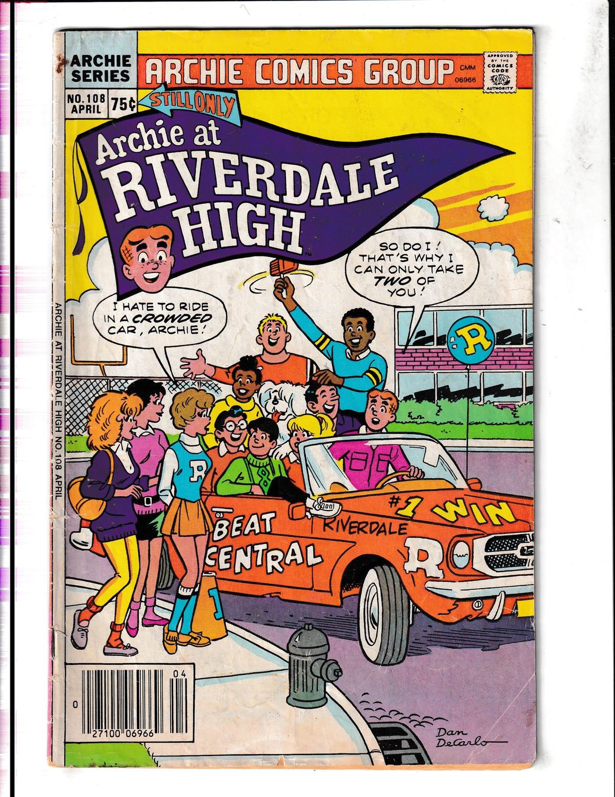 Archie at Riverdale High #108 (1986) Archie Comics SKU:1856