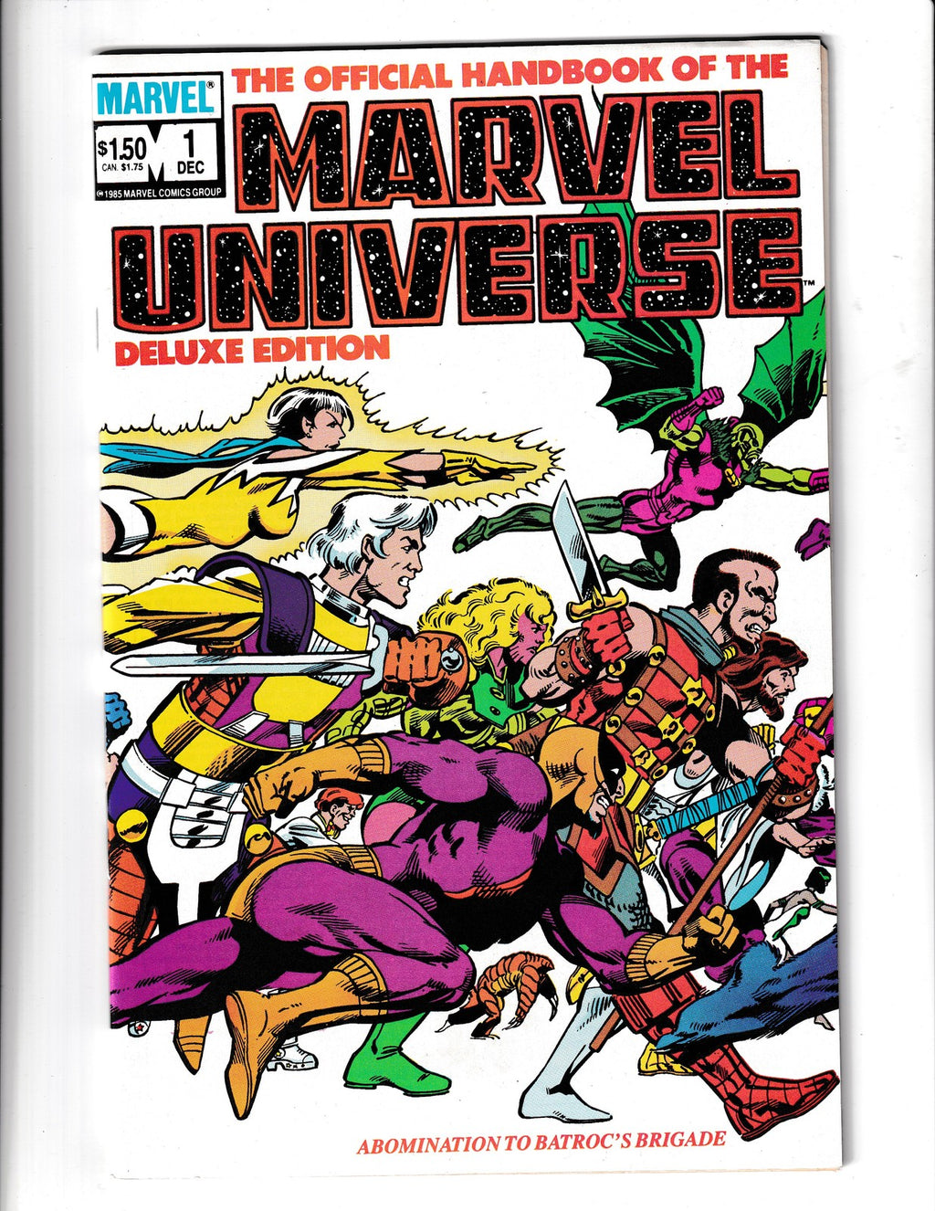 Marvel Universe #1 (1985) Deluxe Editon Marvel Comics SKU:2622