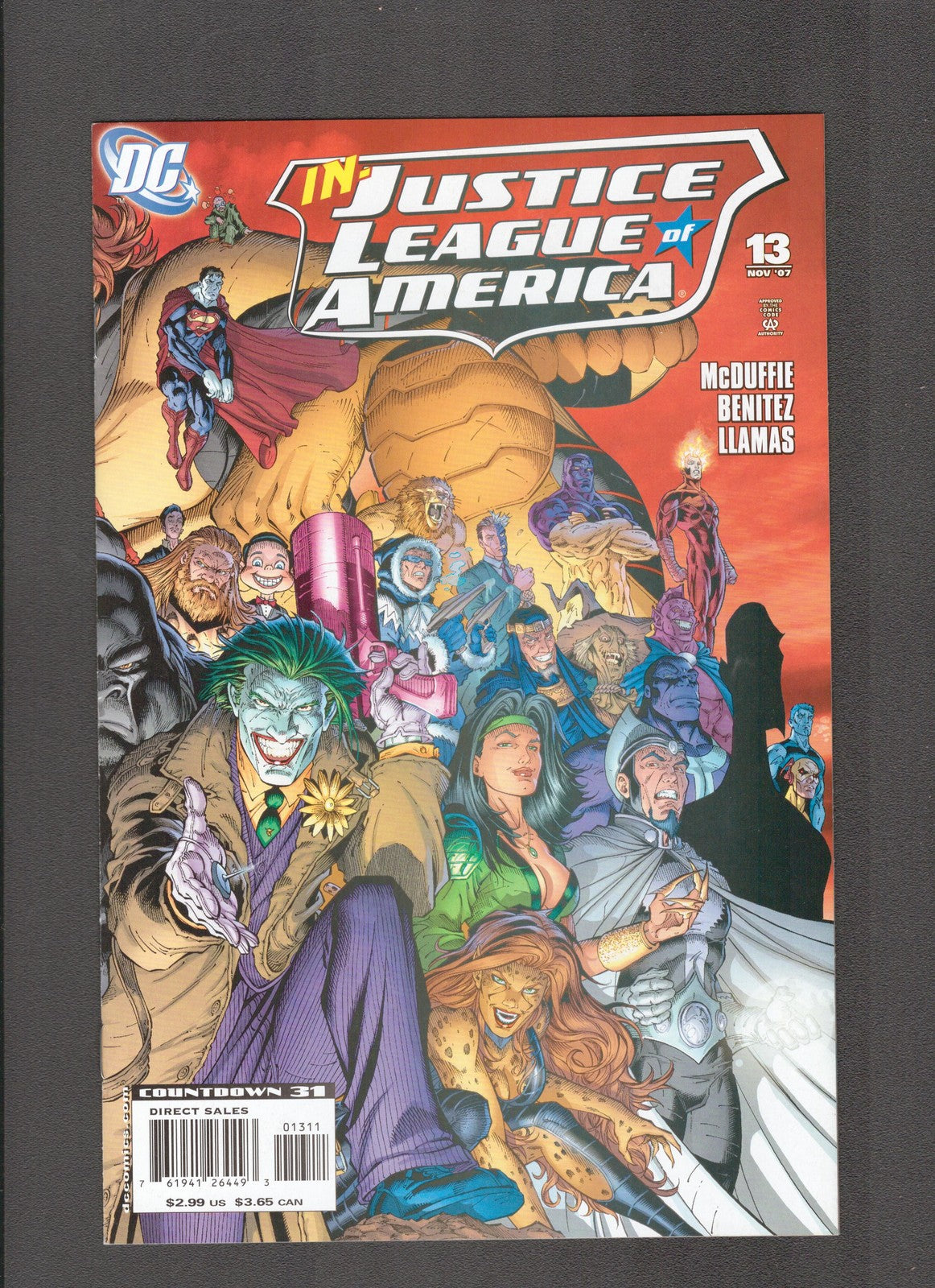 Justice League of America #13 (2007) Ed Benes - Michael Turner DC Comics