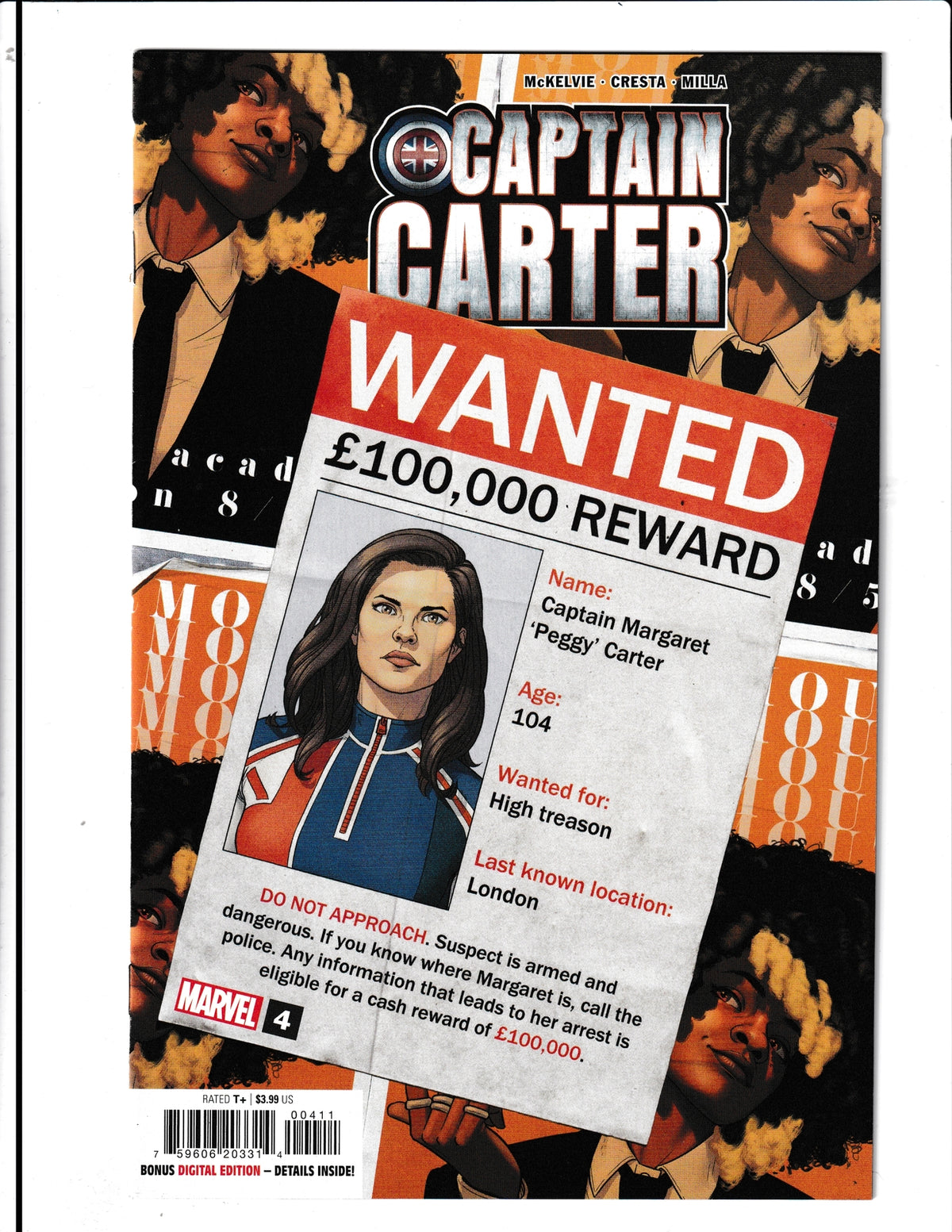 Captain Carter #4 (2022) Marvel Comics SKU:720