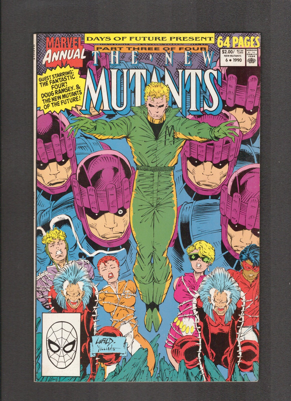 New Mutants Annual #6 (1990) Rob Liefeld, Al Milgrom, Joe Rosen Marvel Comics