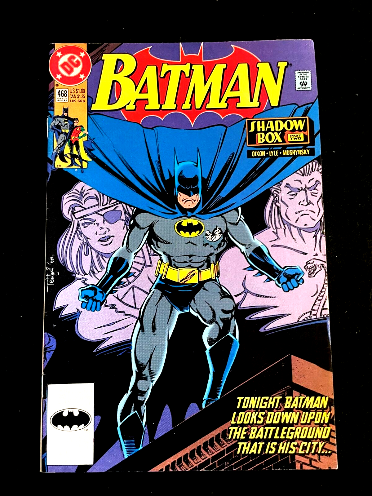 Batman #468 1991 - Shadow Box part 2 - HIGH GRADE