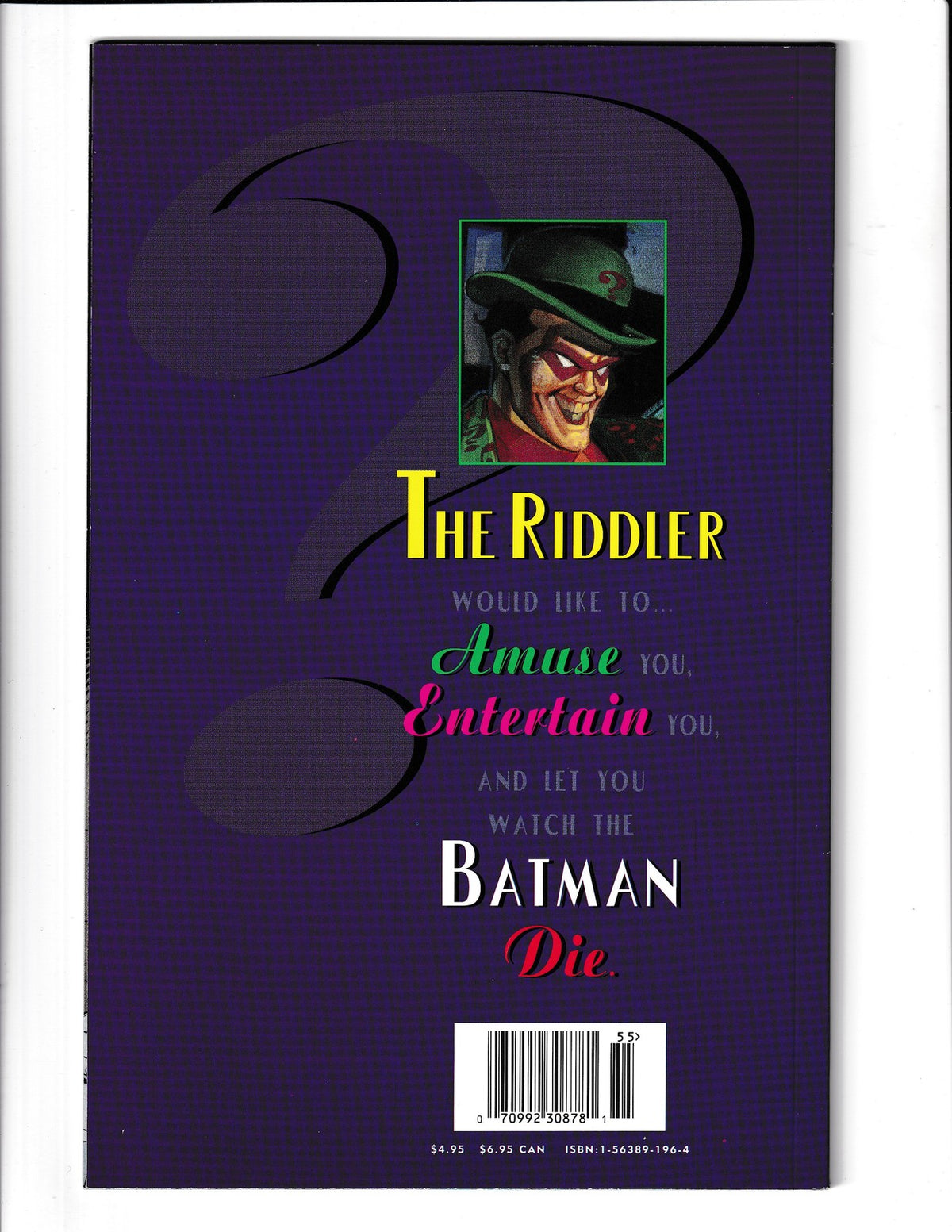 Batman: Riddler #1 (1995) DC Comics