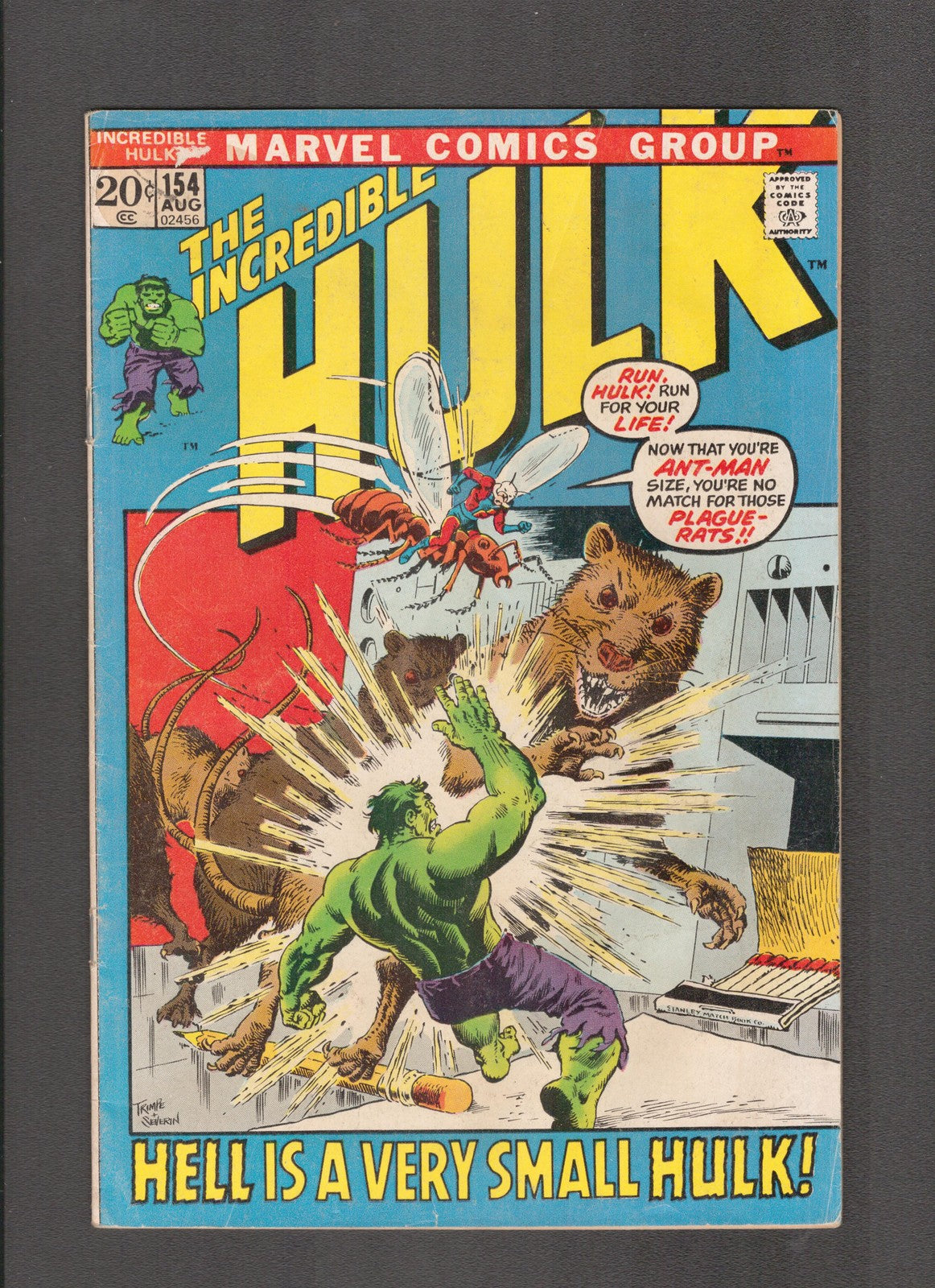 Incredible Hulk #154 (1972) Marvel Comics