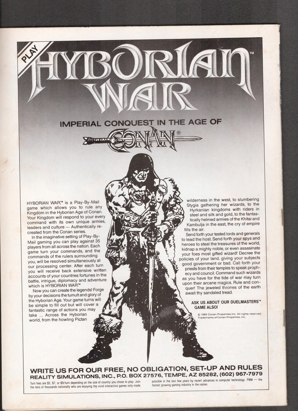 Conan Saga #38 (1990) Bob Larkin Marvel Comics