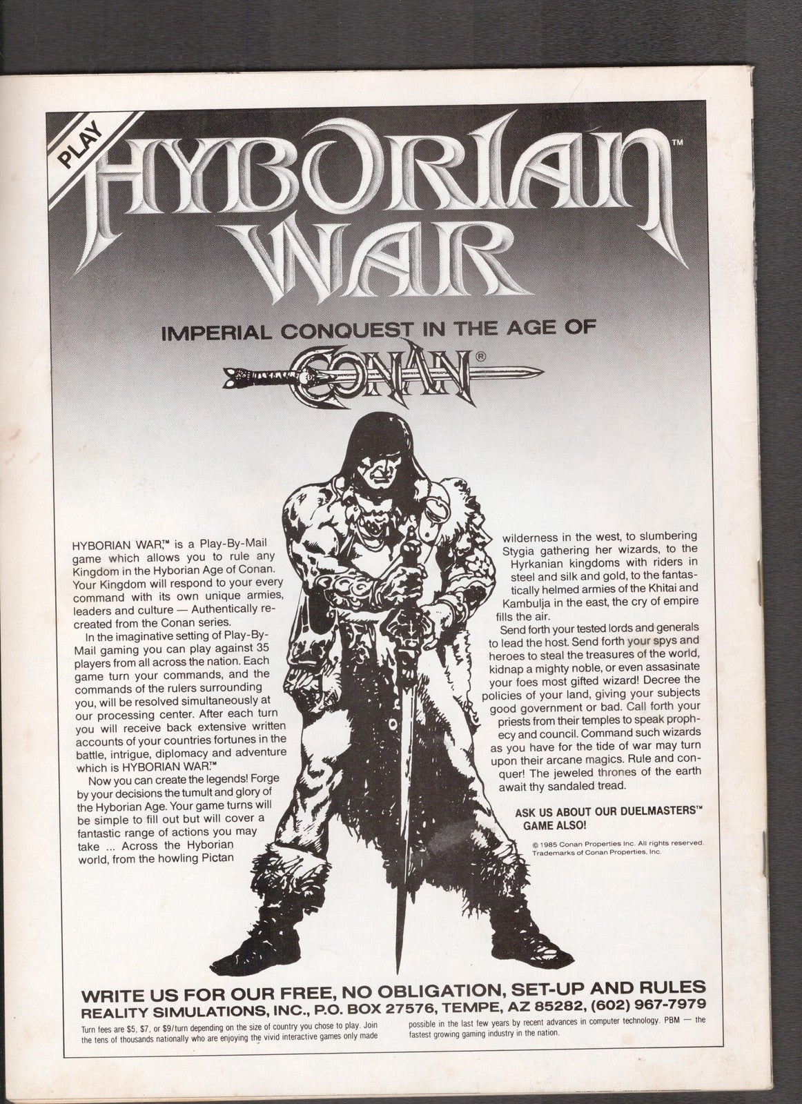Conan Saga #38 (1990) Bob Larkin Marvel Comics