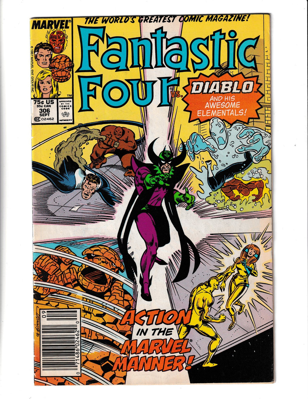 Fantastic Four #306 (1987) Marvel Comics SKU:2412