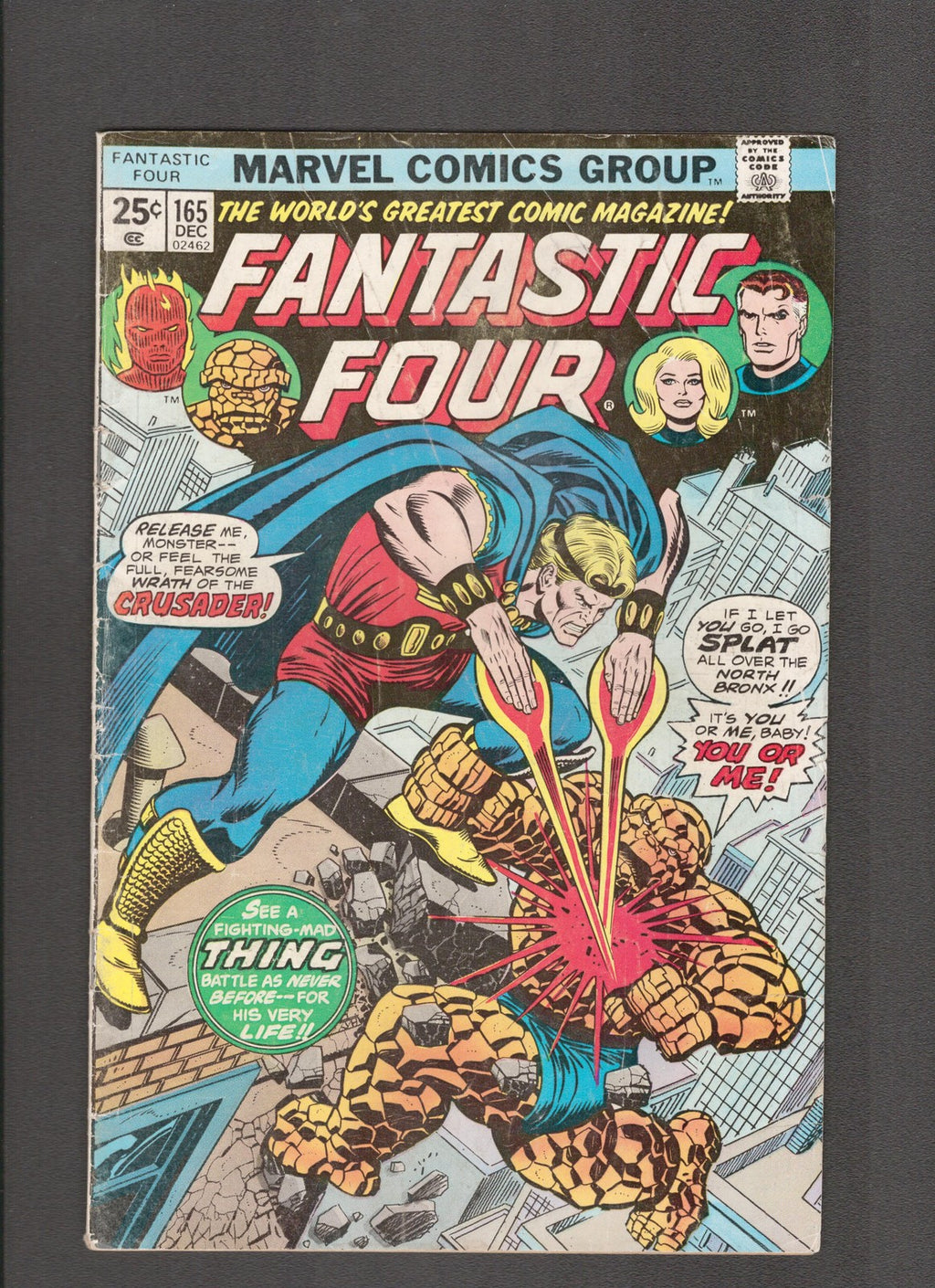 Fantastic Four #165 (1975) Joe Sinnott, Roy Thomas Marvel Comics