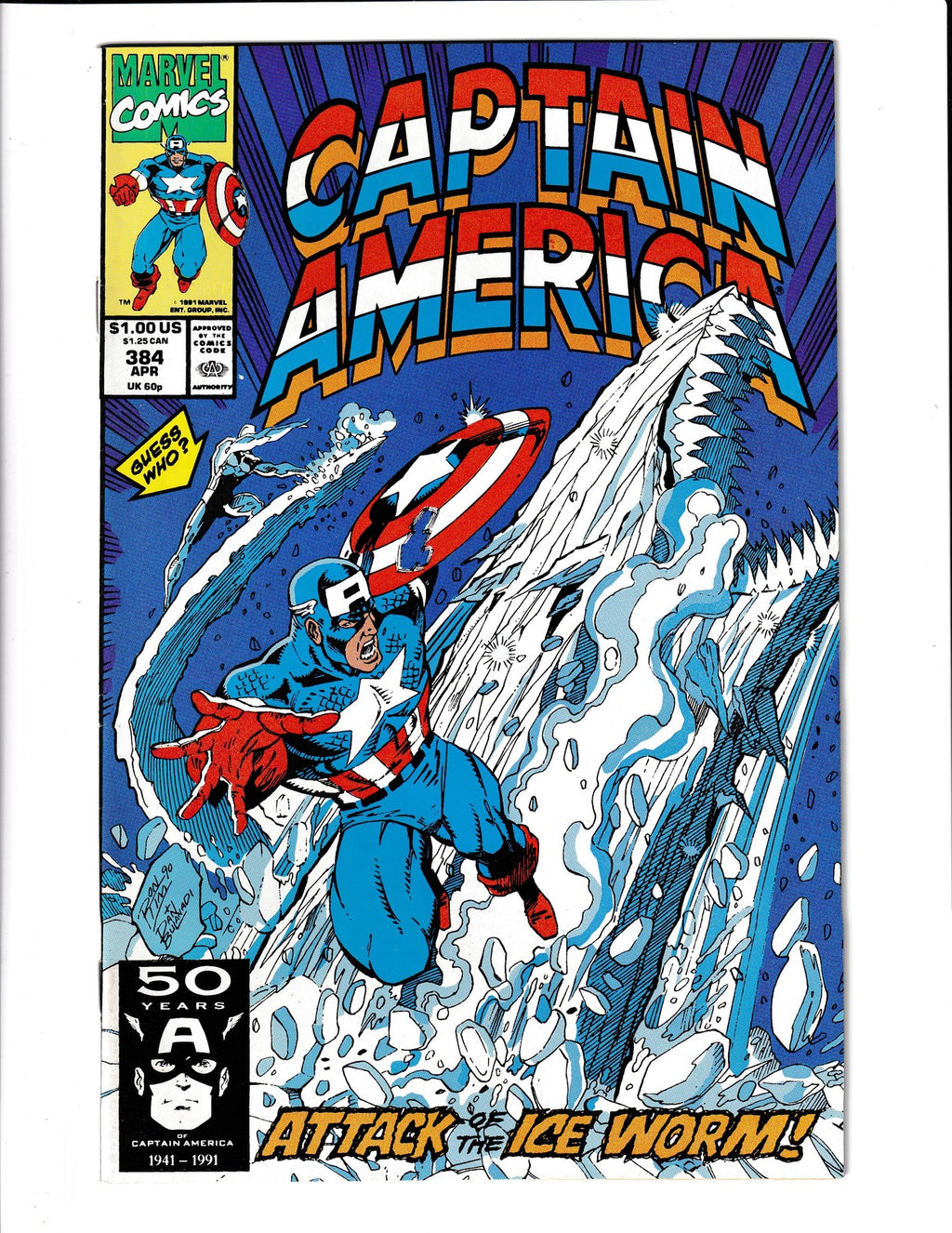 Captain America #384 (1991) Marvel Comics