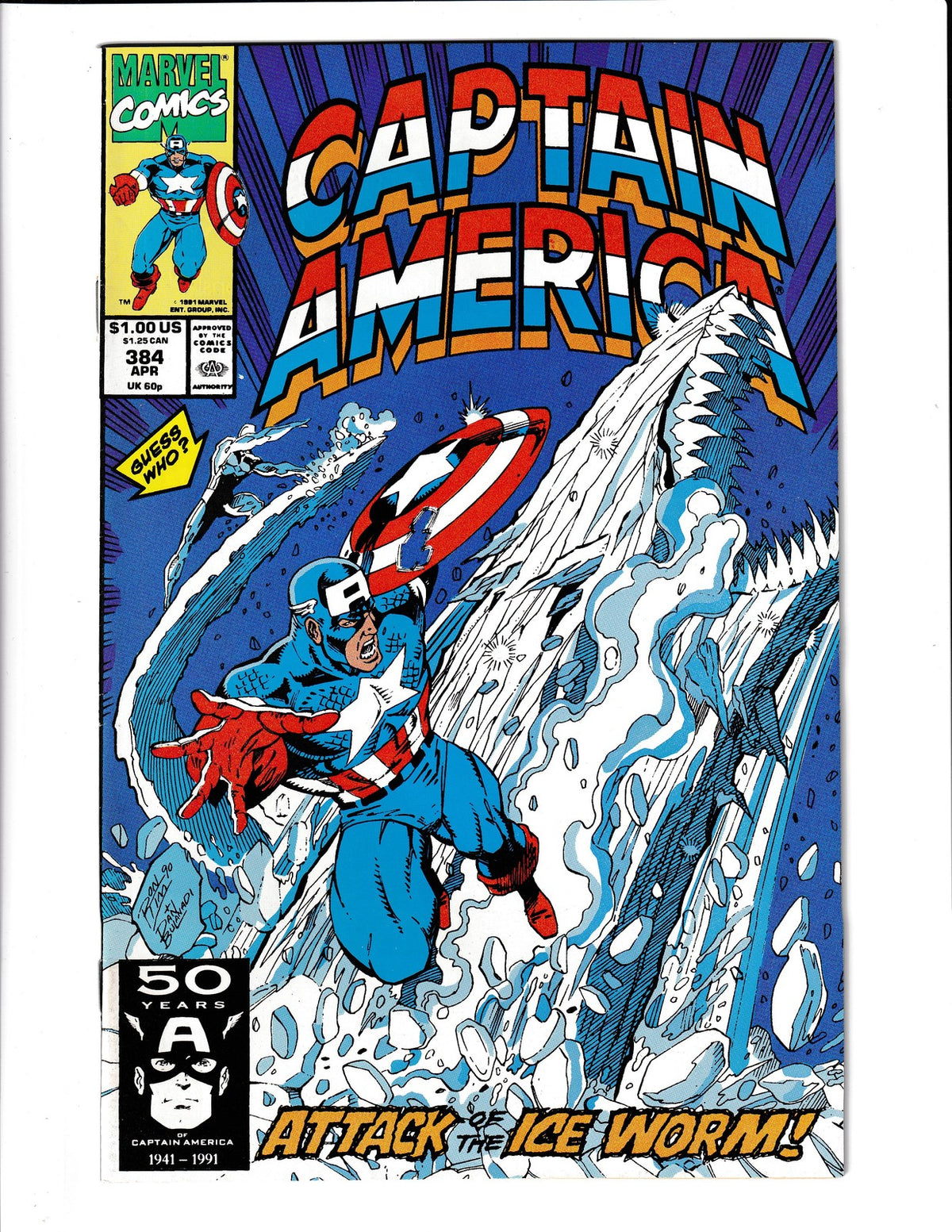Captain America #384 (1991) Marvel Comics