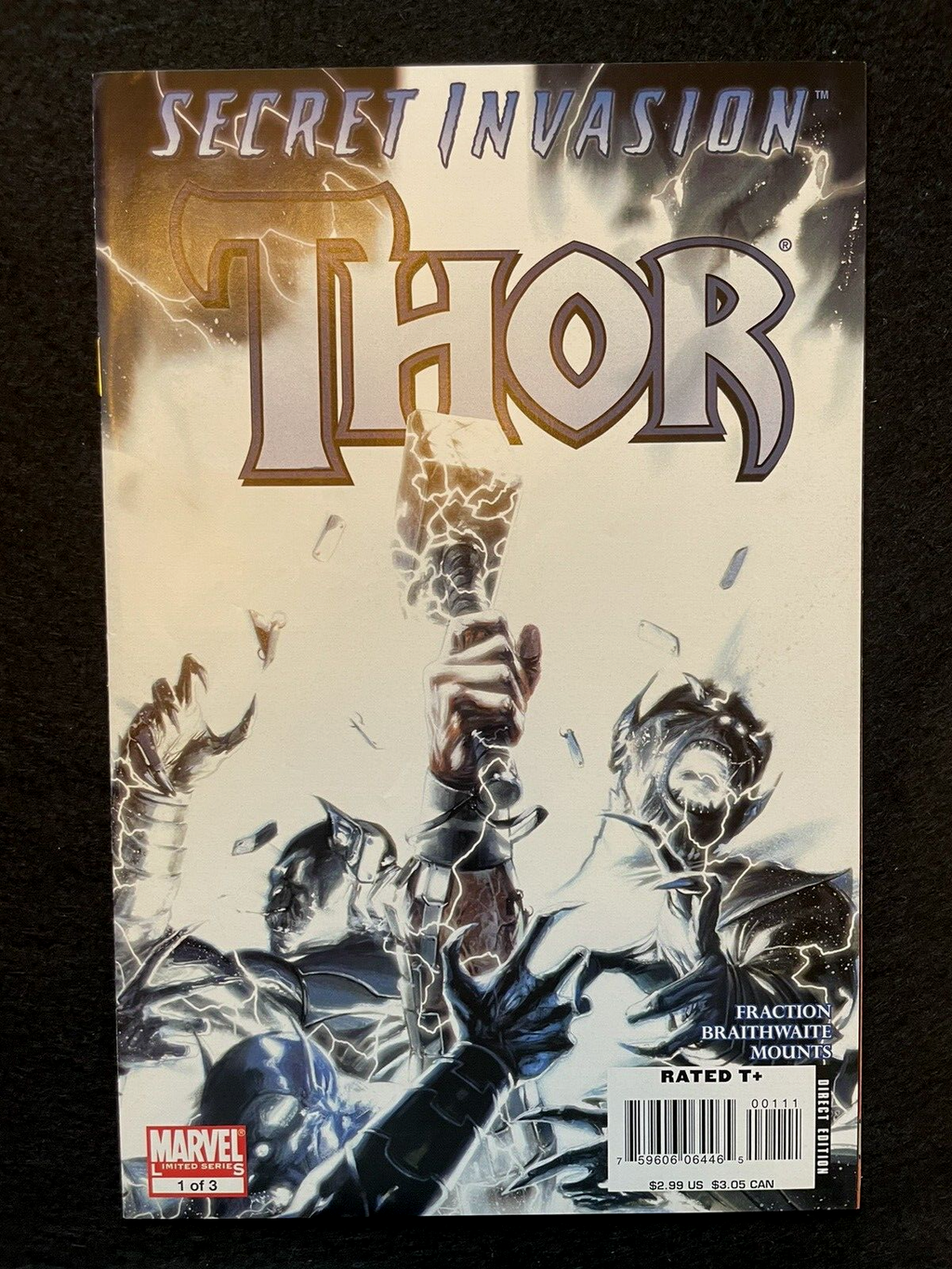 Secret Invasion: Thor 1-3 (2008) Complete Series Marvel Comics