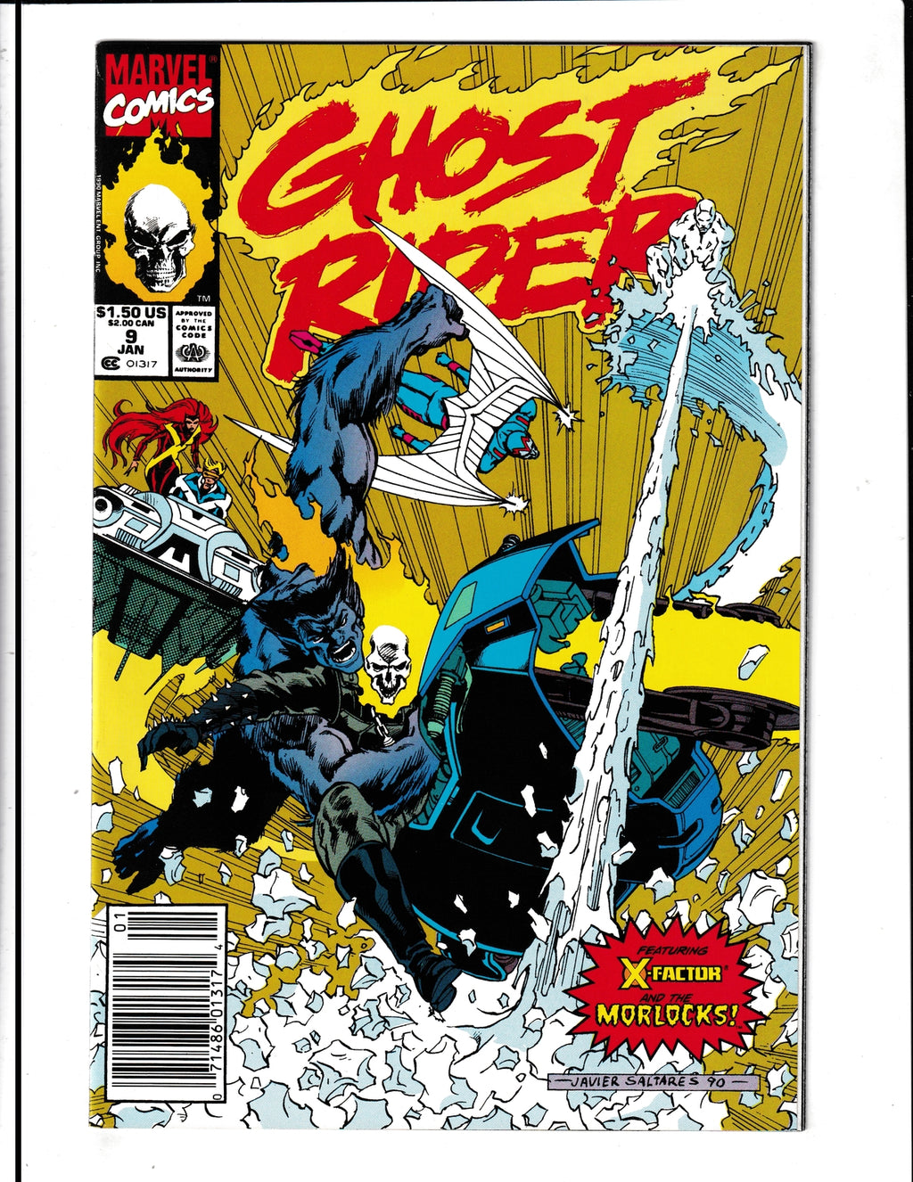 Ghost Rider #9 (1991) Higher Grade Marvel Comics