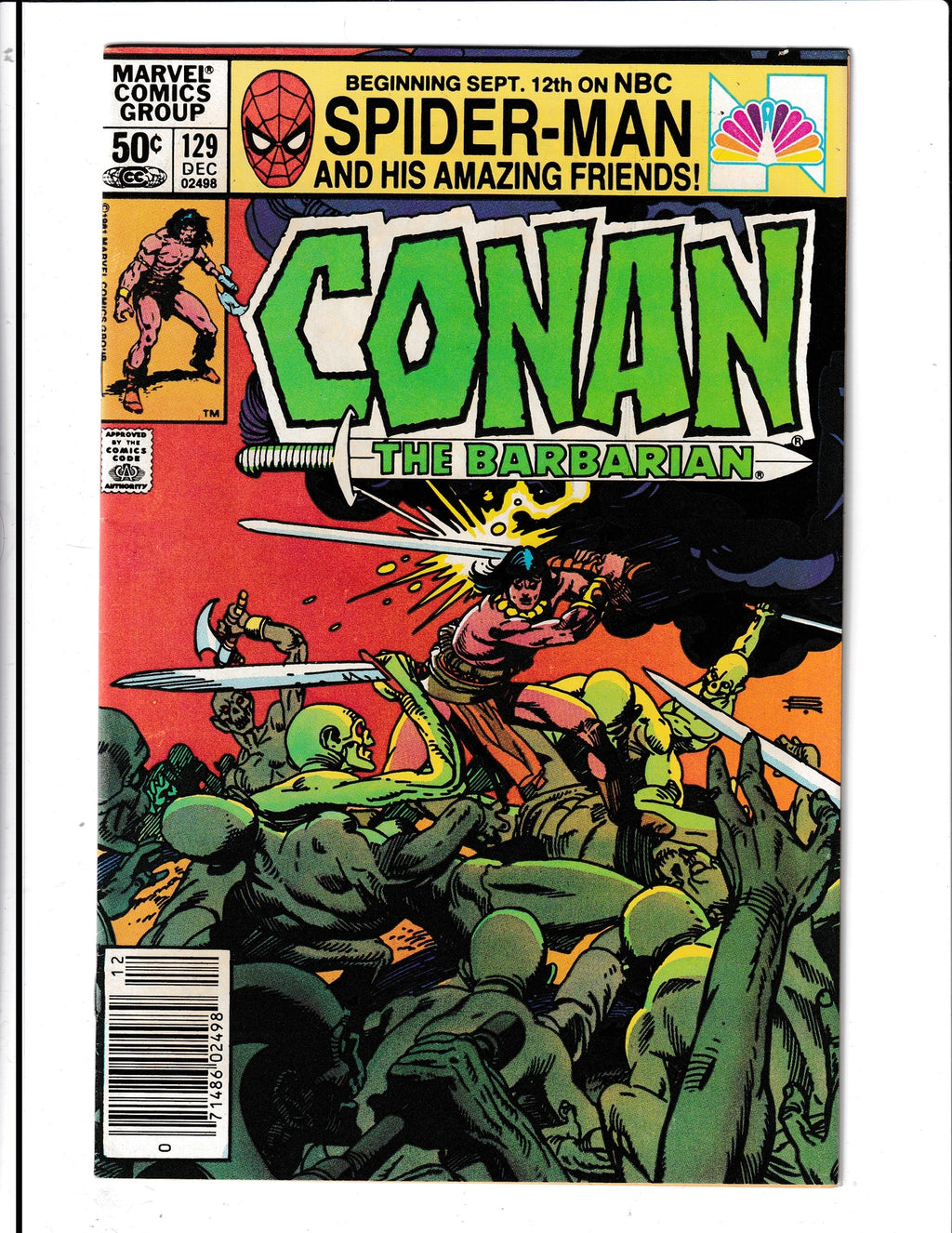 Conan the Barbarian #129 (1981) Newsstand Marvel Comics