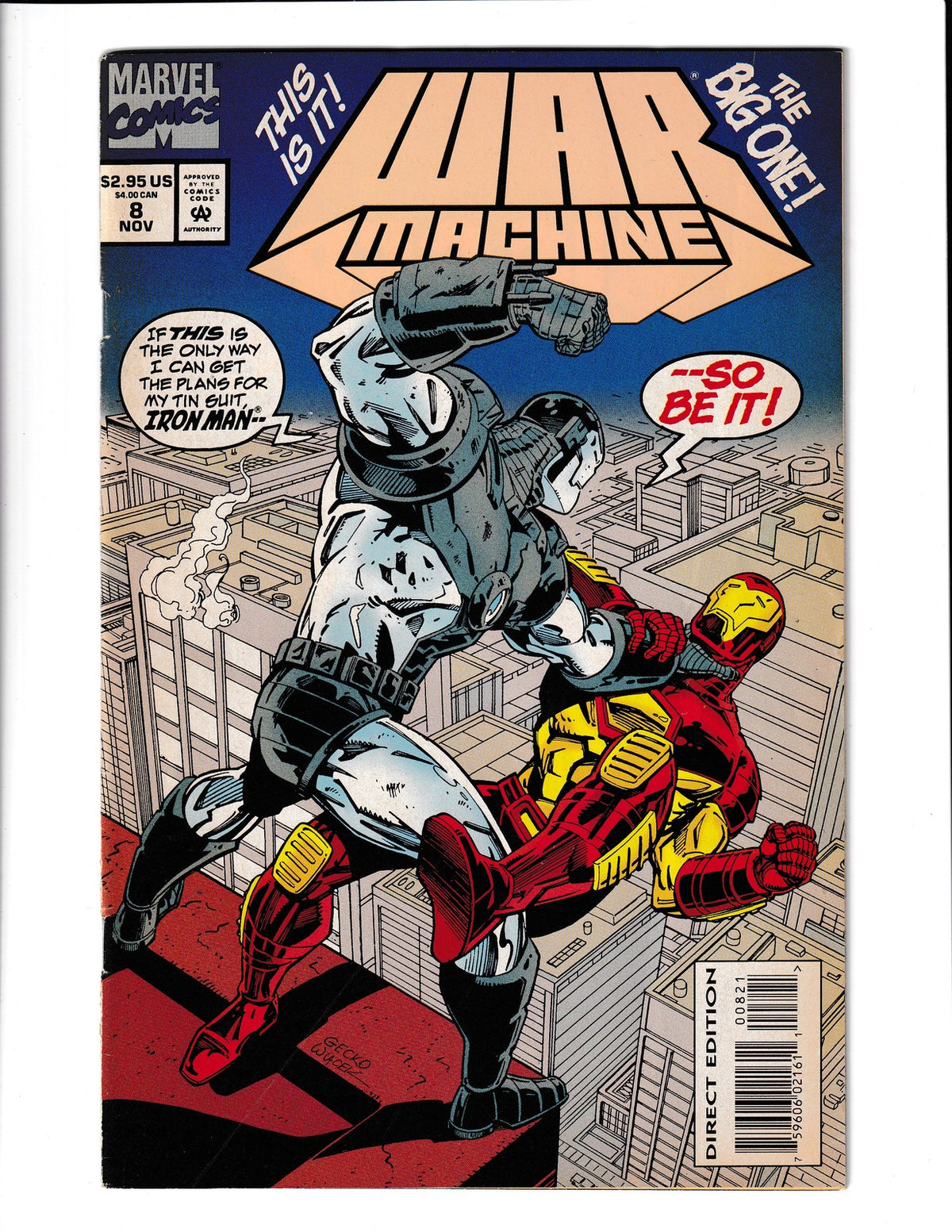 War Machine #8 (1994) Marvel Comics
