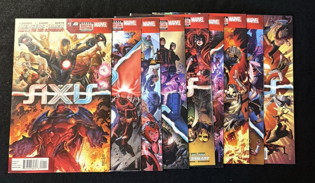 Avengers and X-Men: Axis #1-9 (2014-15) Complete Series Remender Marvel Comics