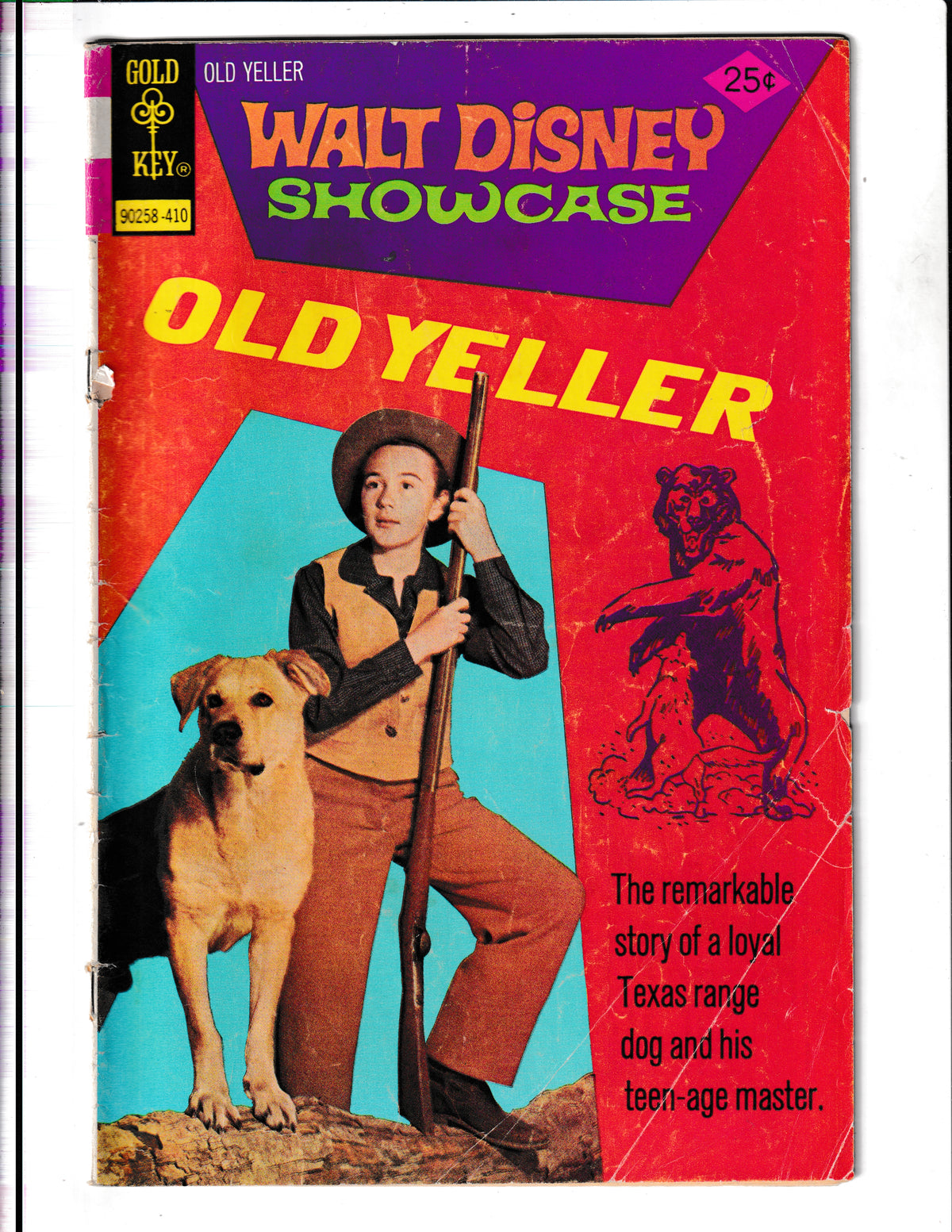 Walt Disney Showcase #25 (1974) Old Yeller Gold Key Comics