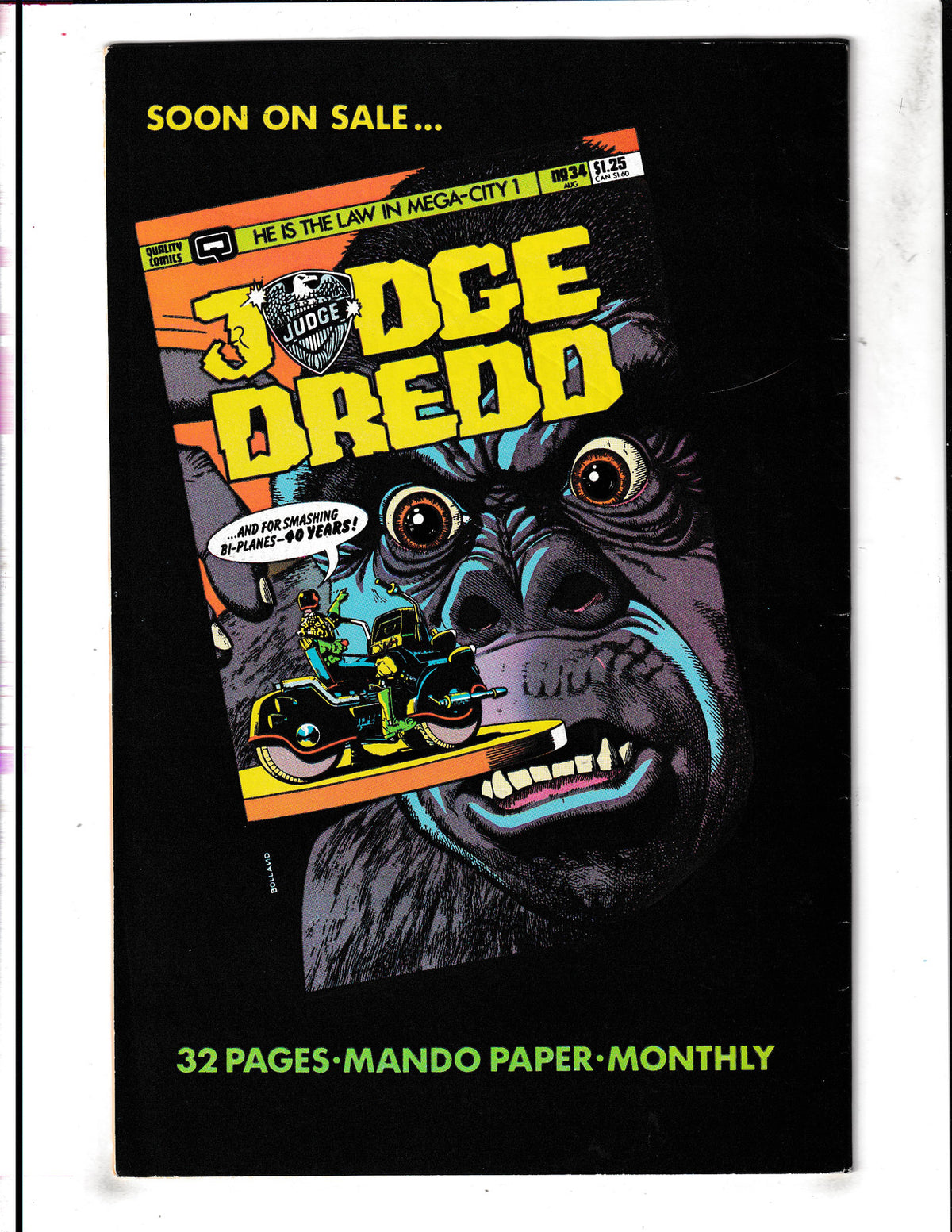 Judge Dredd: The Early Cases #6 (1986) Eagle Comics