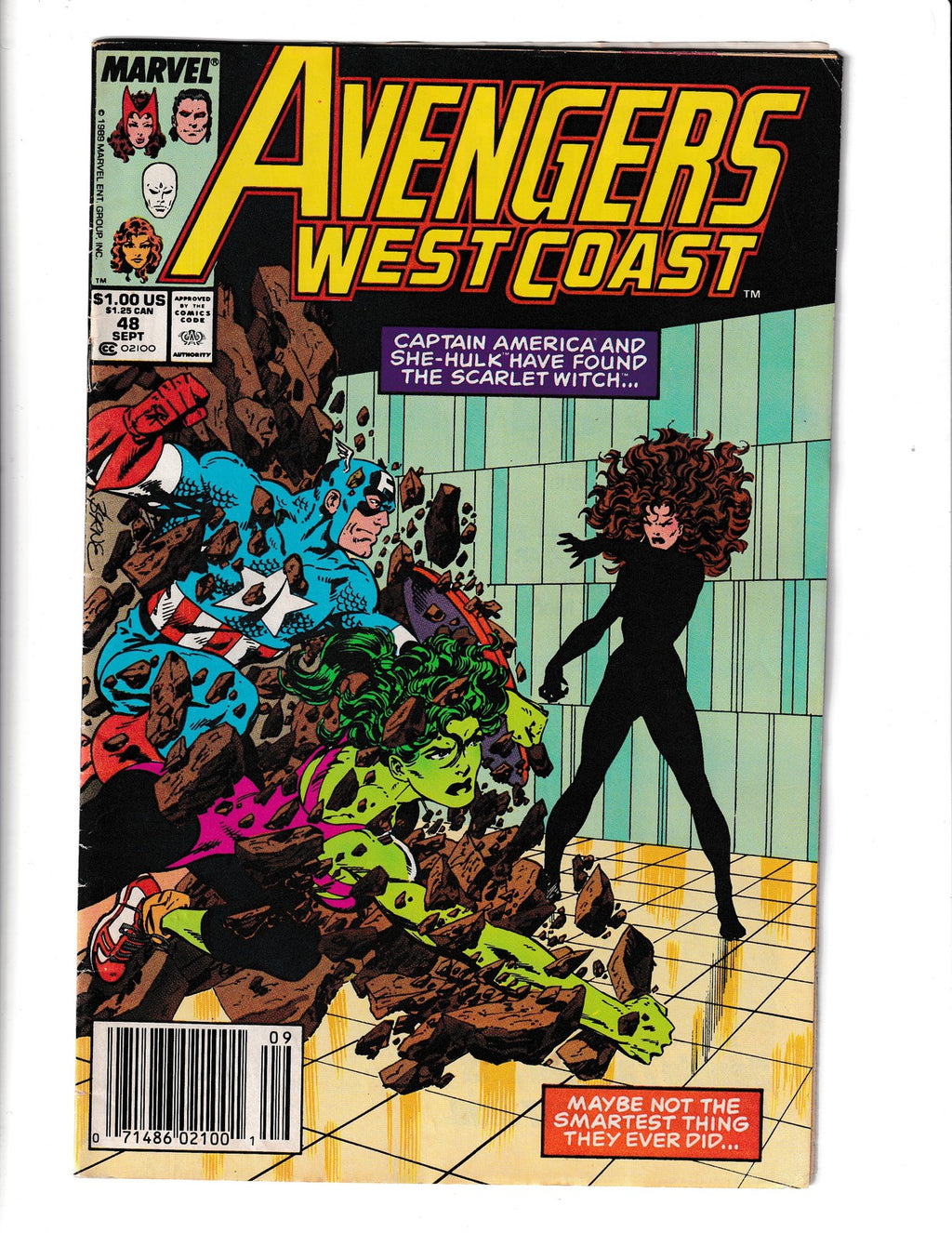 Avengers West Coast #48 (1989) Marvel Comics SKU:2206