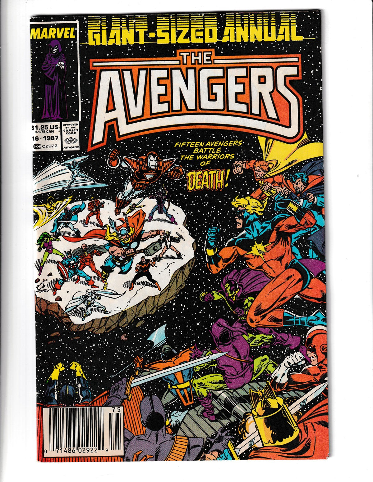 Avengers Annual #16 (1987) "Day Death Died" Marvel Comics