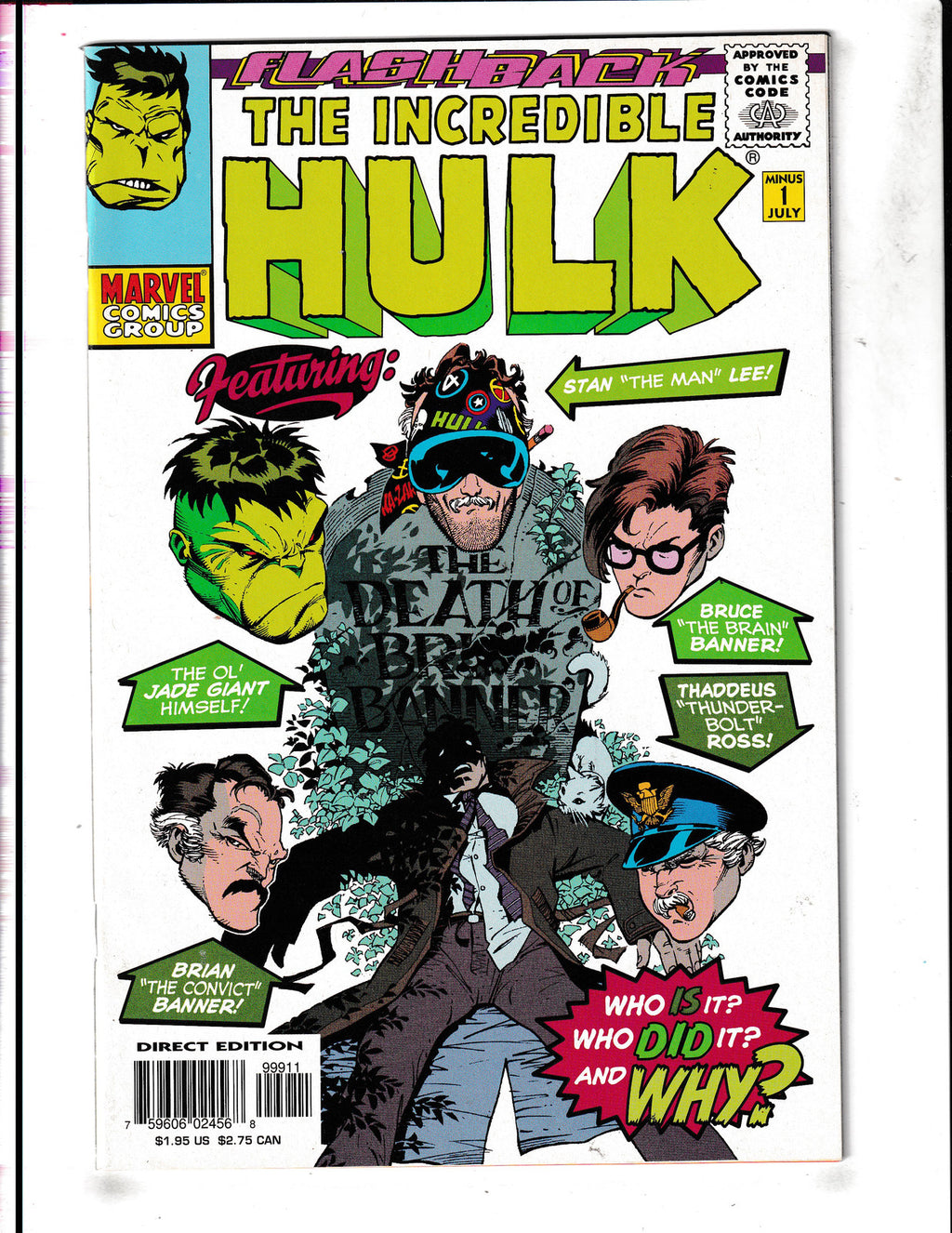 Incredible Hulk #-1 (1997) Higher Grade Marvel Comics