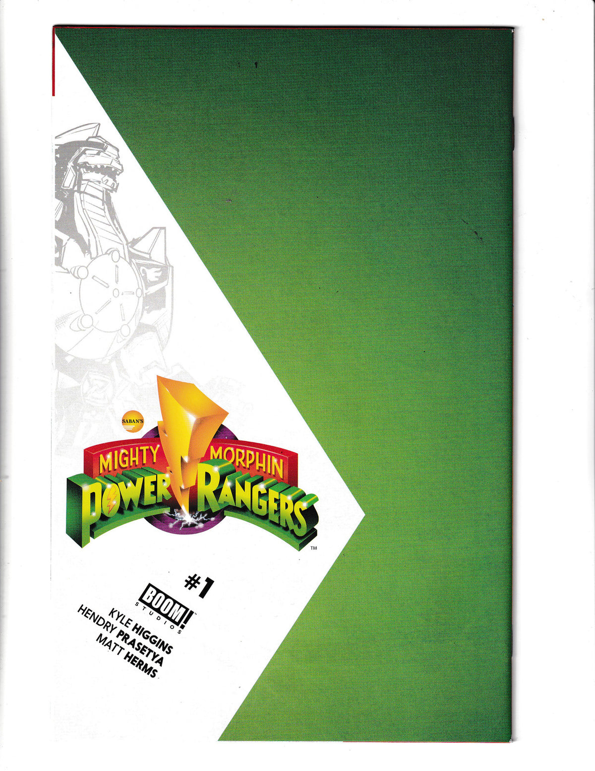 Mighty Morphin Power Rangers #1i (2016) Launch Party Variant BOOM! Comics