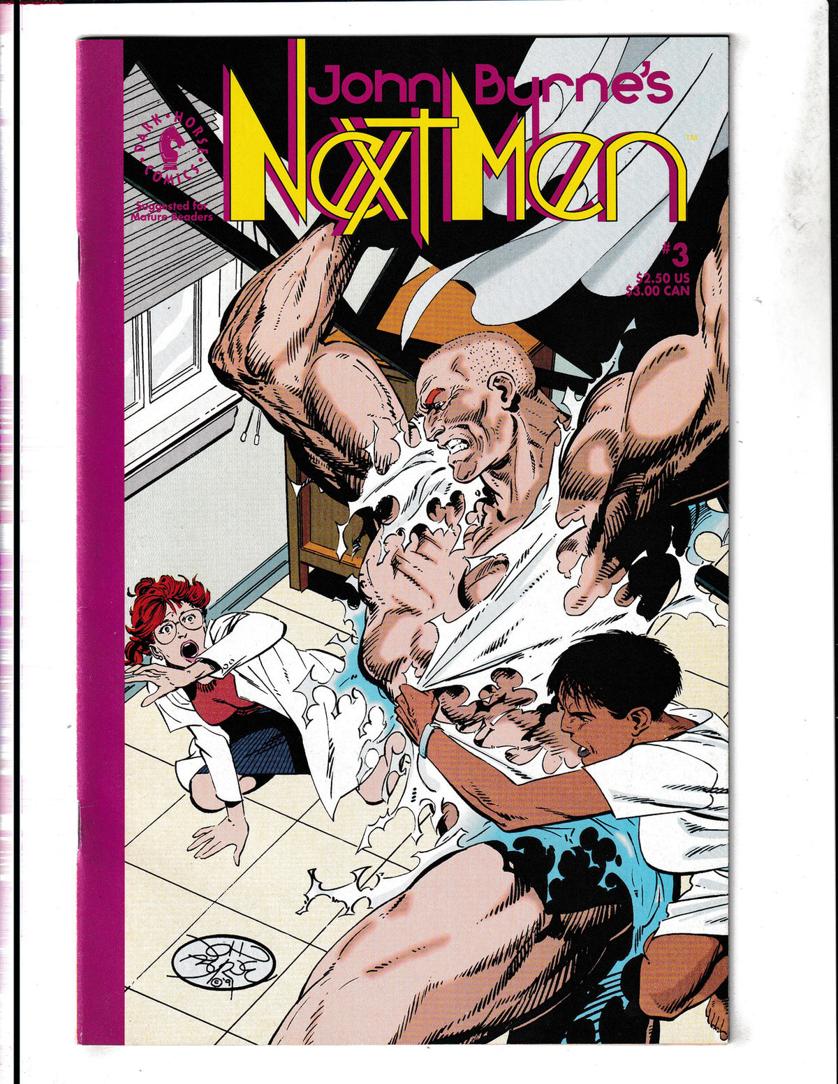 John Byrne Next Men #3 (1992) Dark Horse Comics