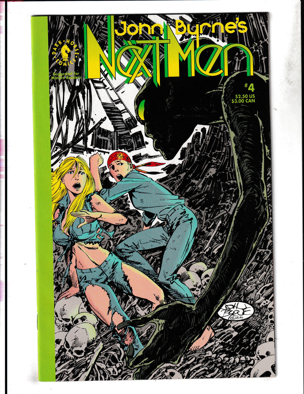 John Byrne Next Men #4 (1992) Dark Horse Comics