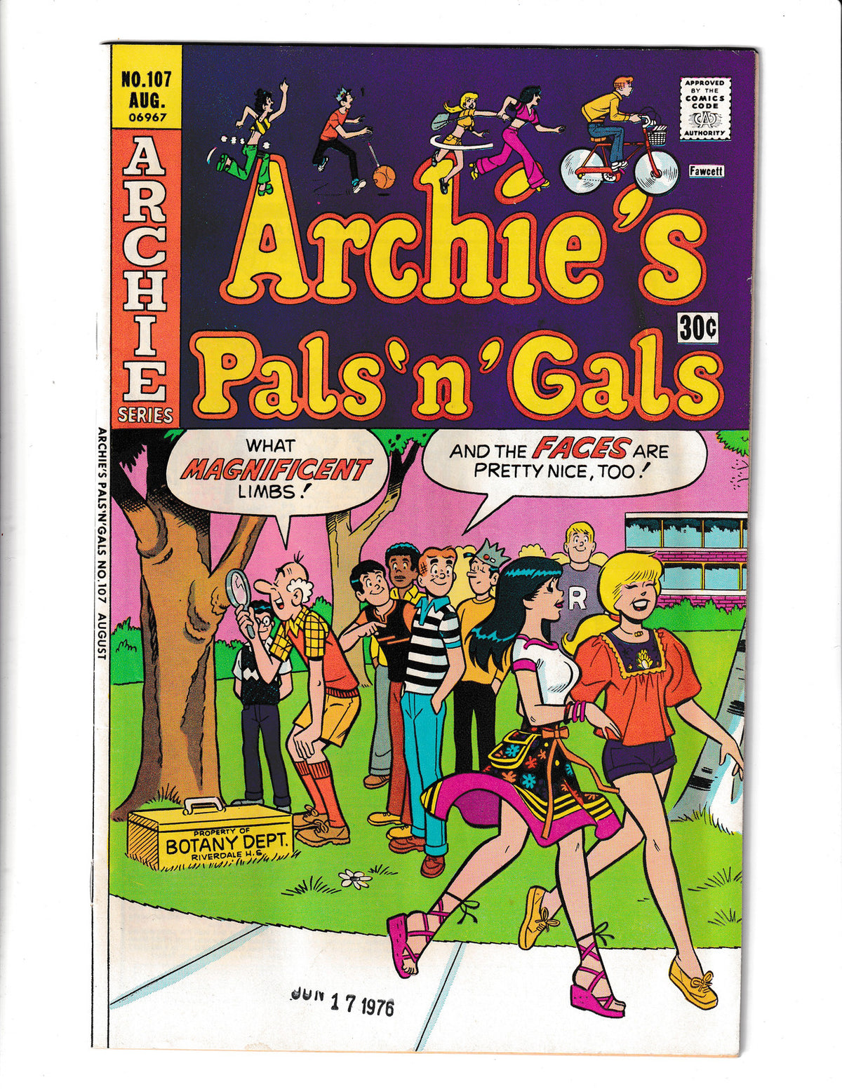 Archie's Pals 'n' Gals #107 (1976) Archie Comics SKU:1987