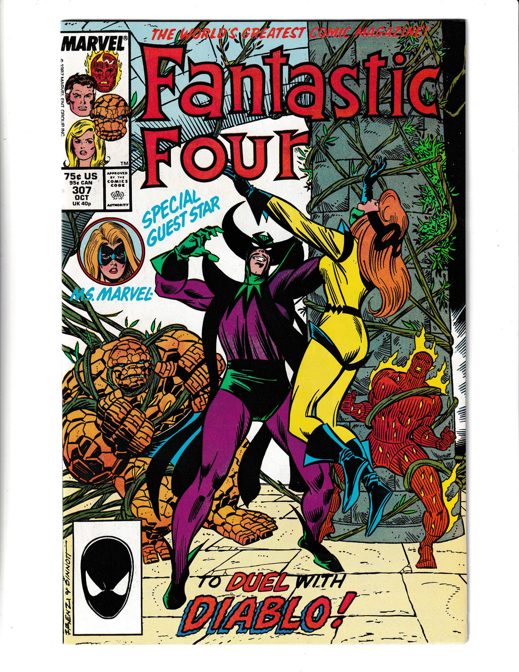 Fantastic Four #307 (1987) Marvel Comics