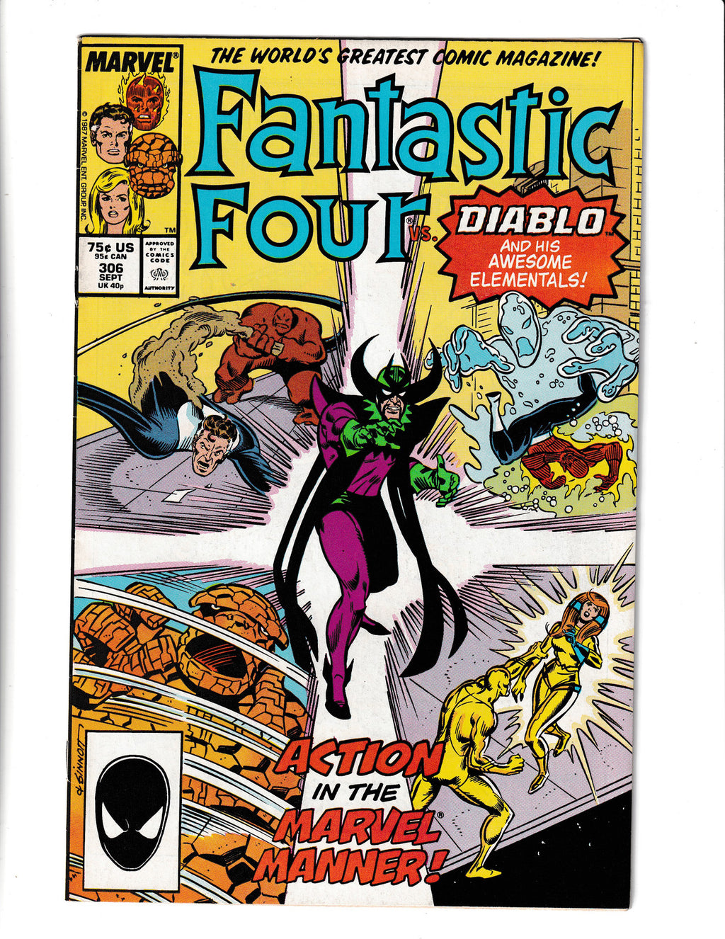 Fantastic Four #306 (1987) Marvel Comics SKU:2077