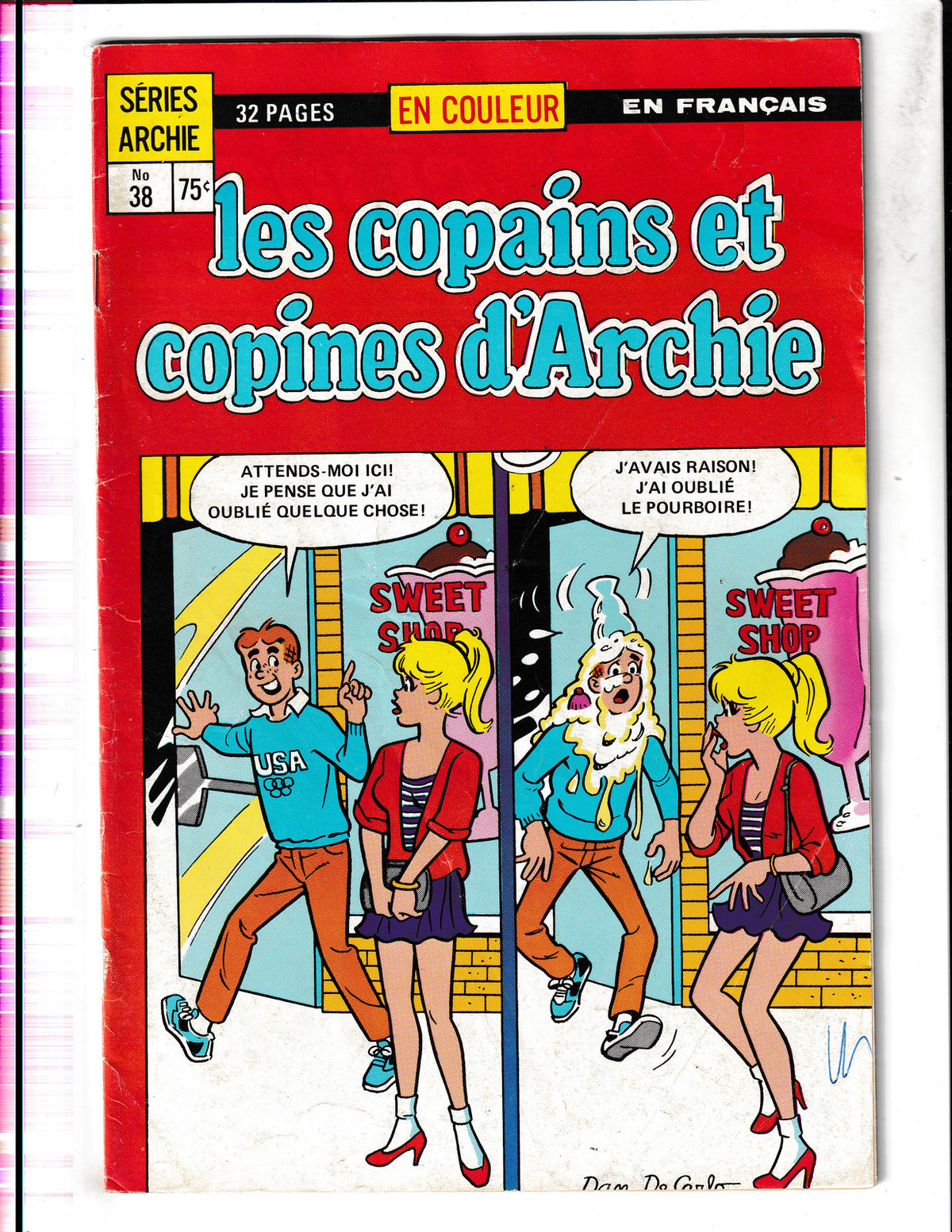 Les copains et copines d'Archie #38 (1985) FRENCH EDITION Heritage Comics