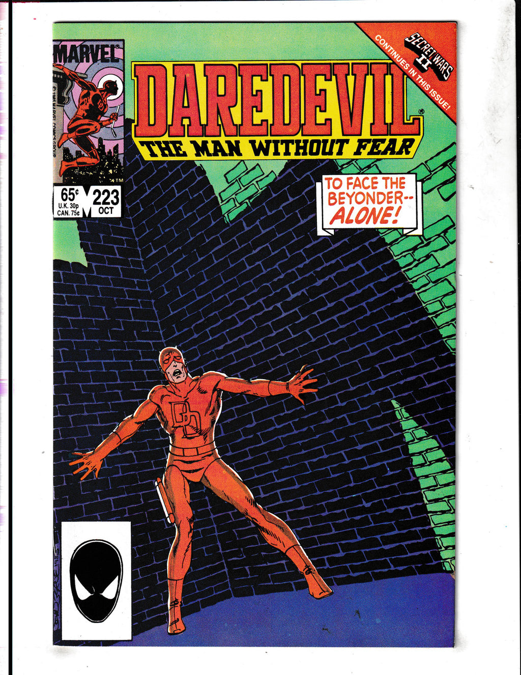 Daredevil #223 (1985) Higher Grade Marvel Comics