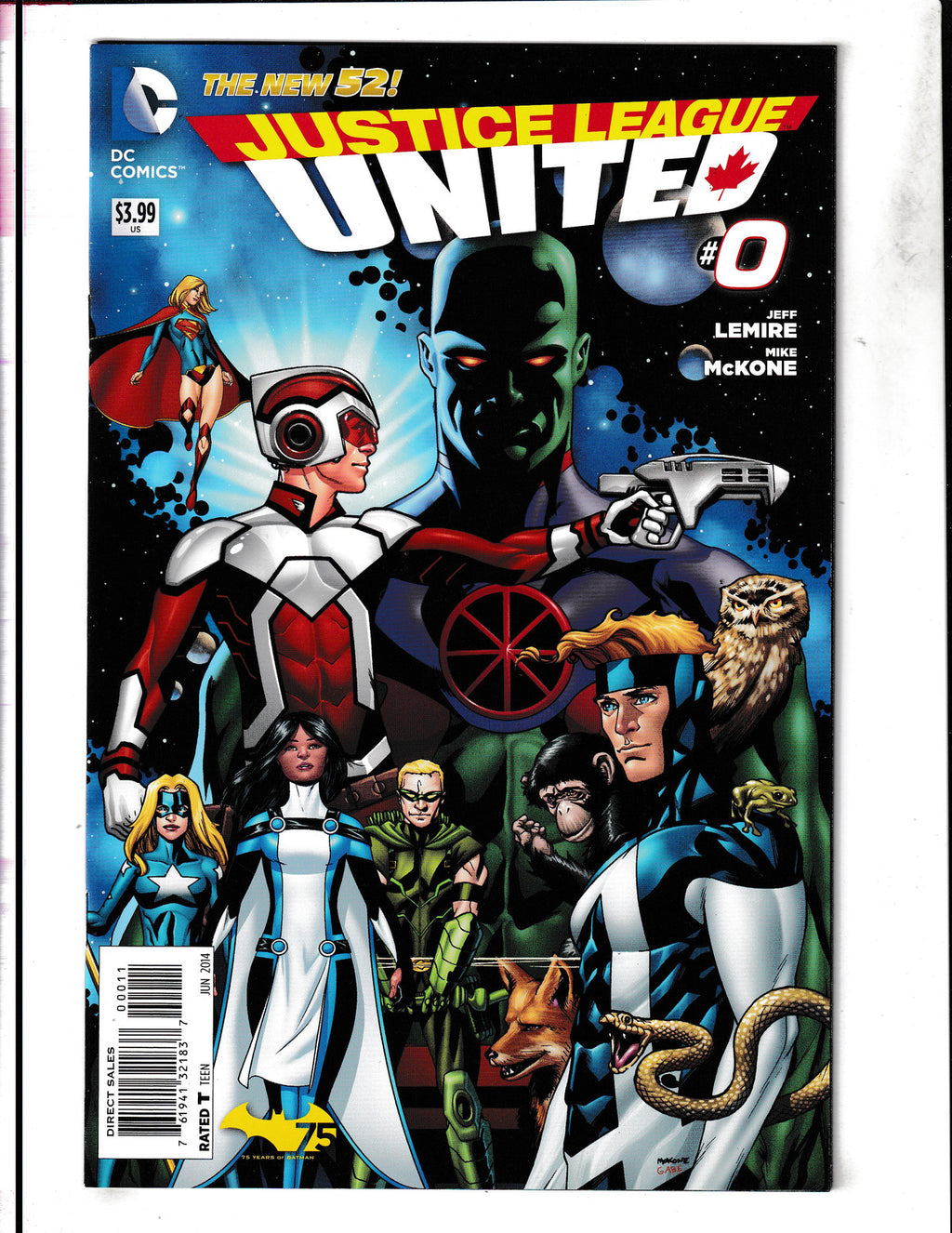 Justice League United #0 (2014) DC Comics