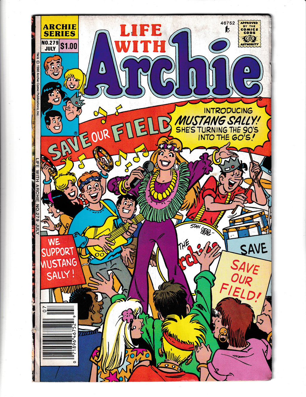 Life With Archie #279 (1990) Mustang and Sally Archie Comics