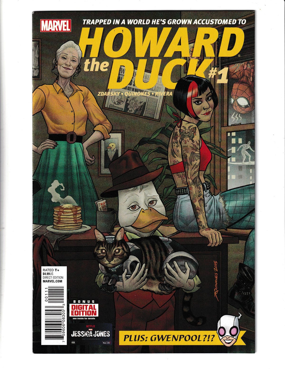 Howard the Duck #1 (2016) 1st Full App Gwen-Pool Marvel Comics
