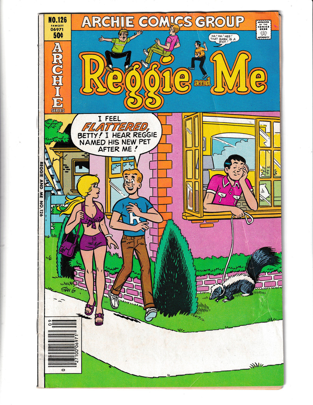 Reggie and Me #126 (1980) Last in Series Archie Comics