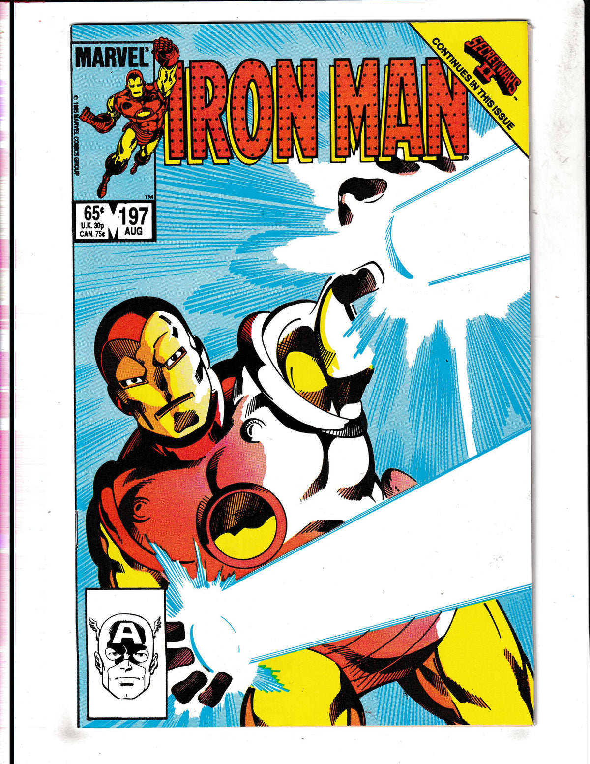 Iron Man #197 (1985) Higher Grade Marvel Comics