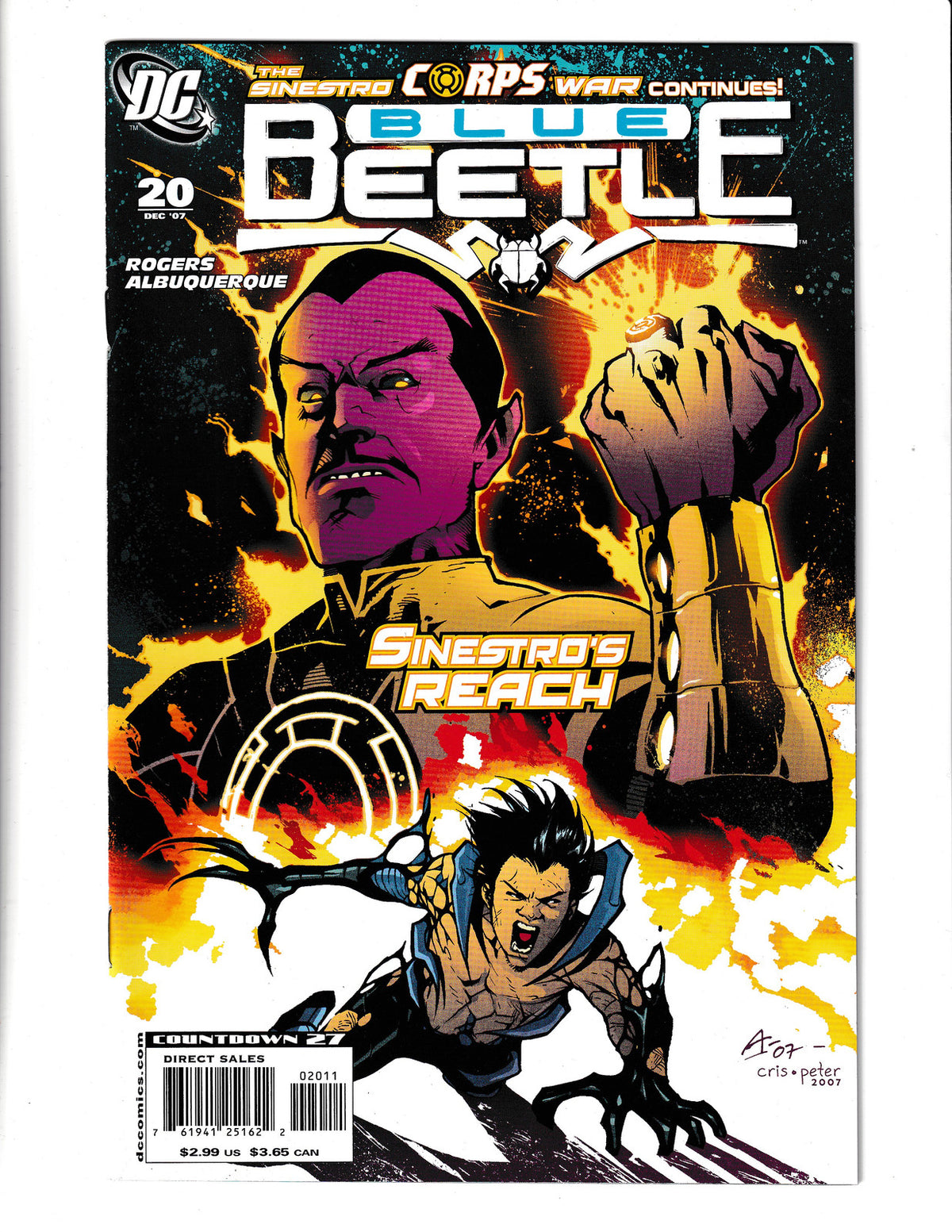 Blue Beetle #20 (2007) DC Comics SKU:2112
