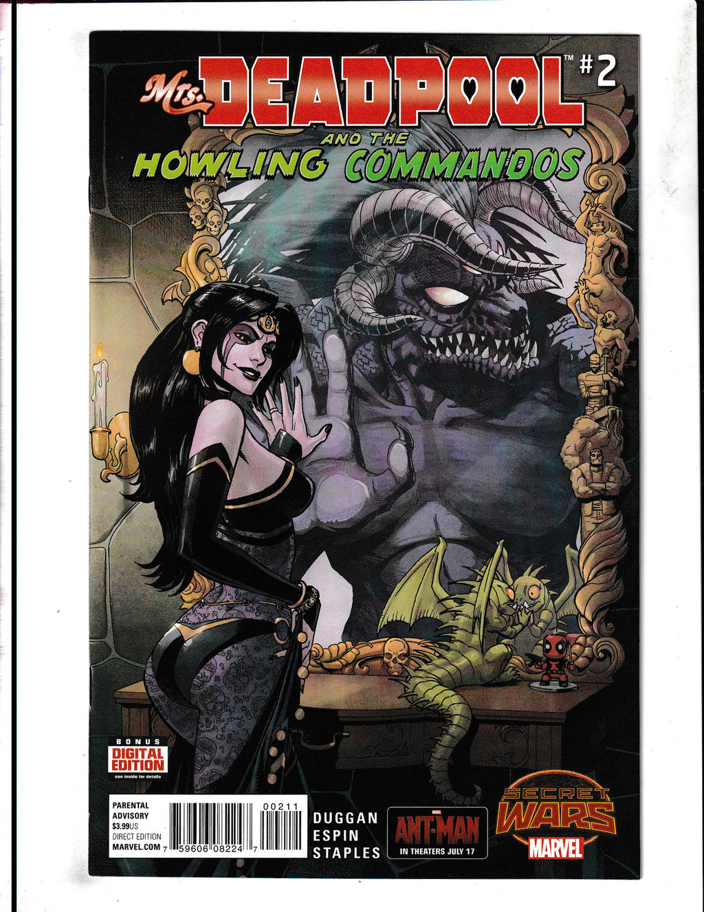 Mrs. Deadpool and the Howling Commandos #2 (2015) Warzones Tie-In Marvel Comics