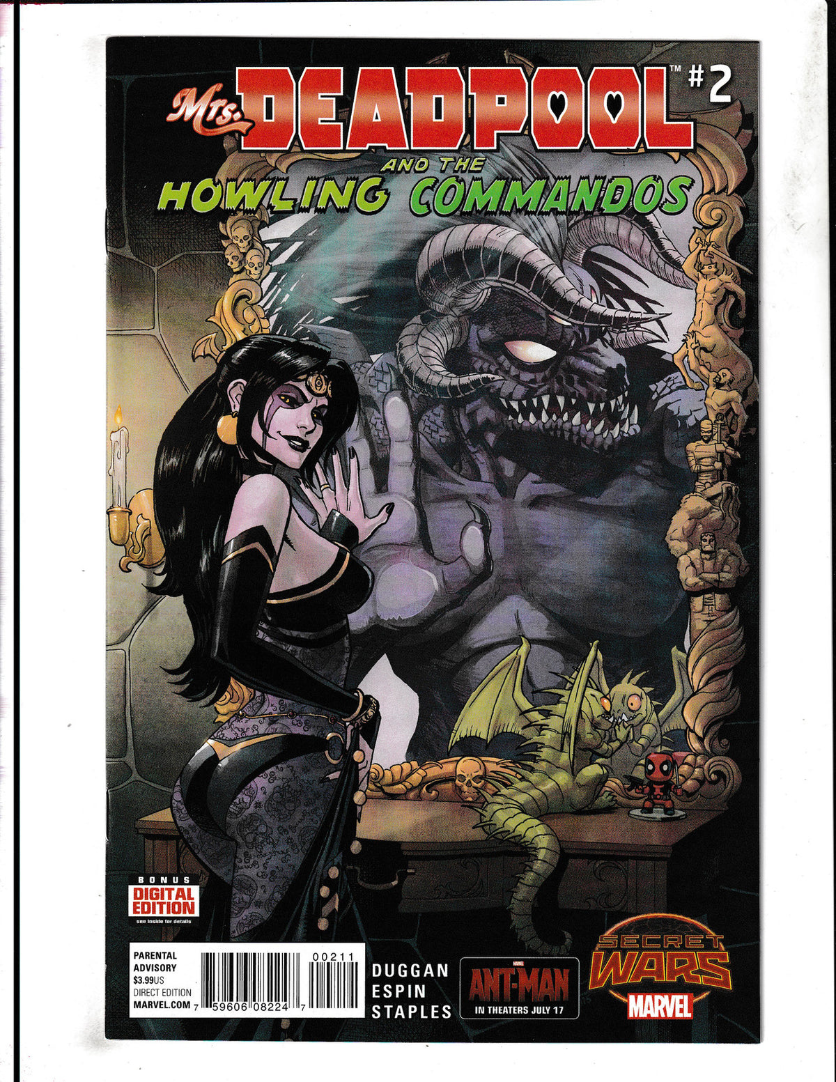 Mrs. Deadpool and the Howling Commandos #2 (2015) Warzones Tie-In Marvel Comics