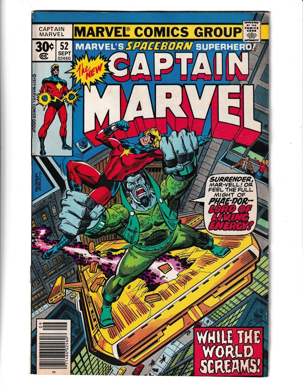 Captain Marvel #52 (1977) Marvel Comics