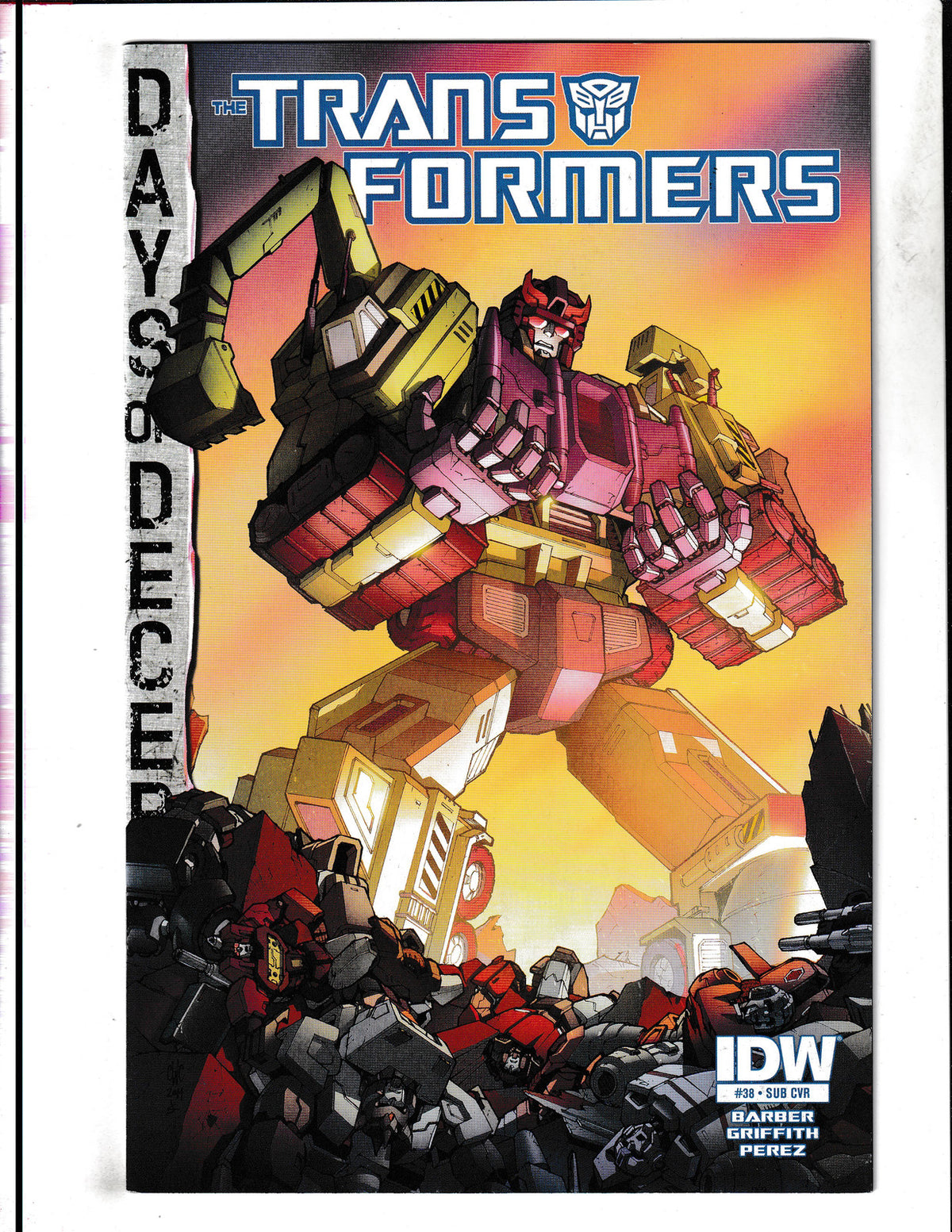 Transformers #38b (2015) Sub Variant IDW Comics
