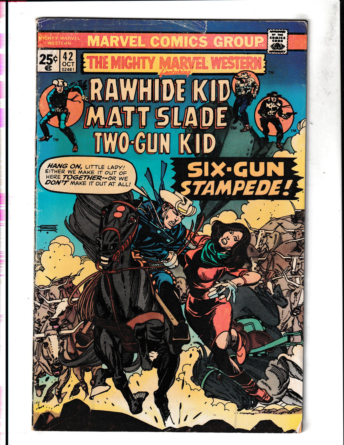 Mighty Marvel Western #42 (1975) Rawhide, Two-Gun Kid Marvel Comics