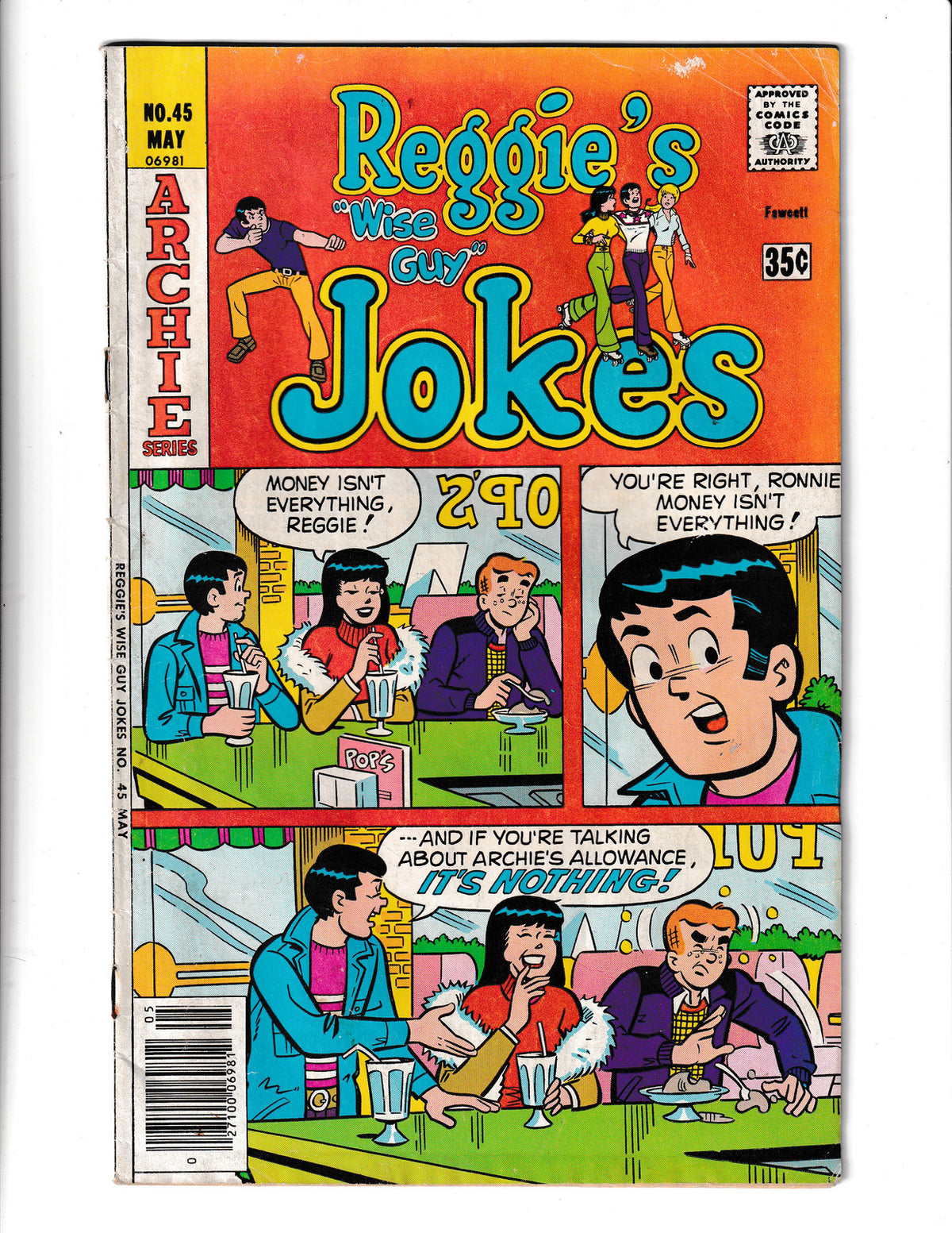 Reggie's Wise Guy Jokes #45 (1978) Archie Comics