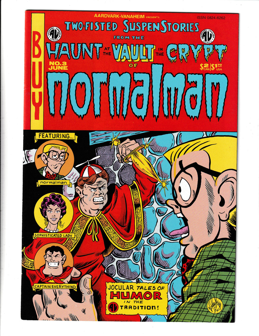 Normalman #3 (1984) Aardvark-Vanheim Comics