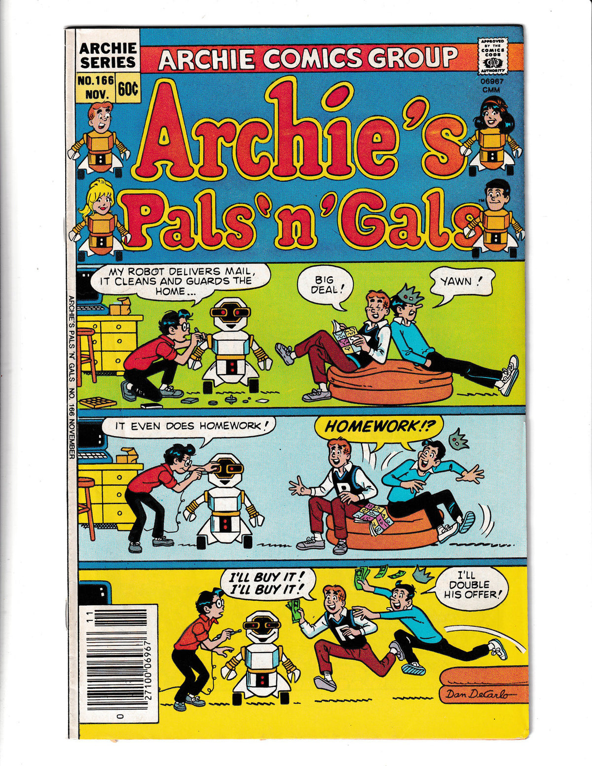 Archie's Pals 'n' Gals #166 (1983) Archie Comics