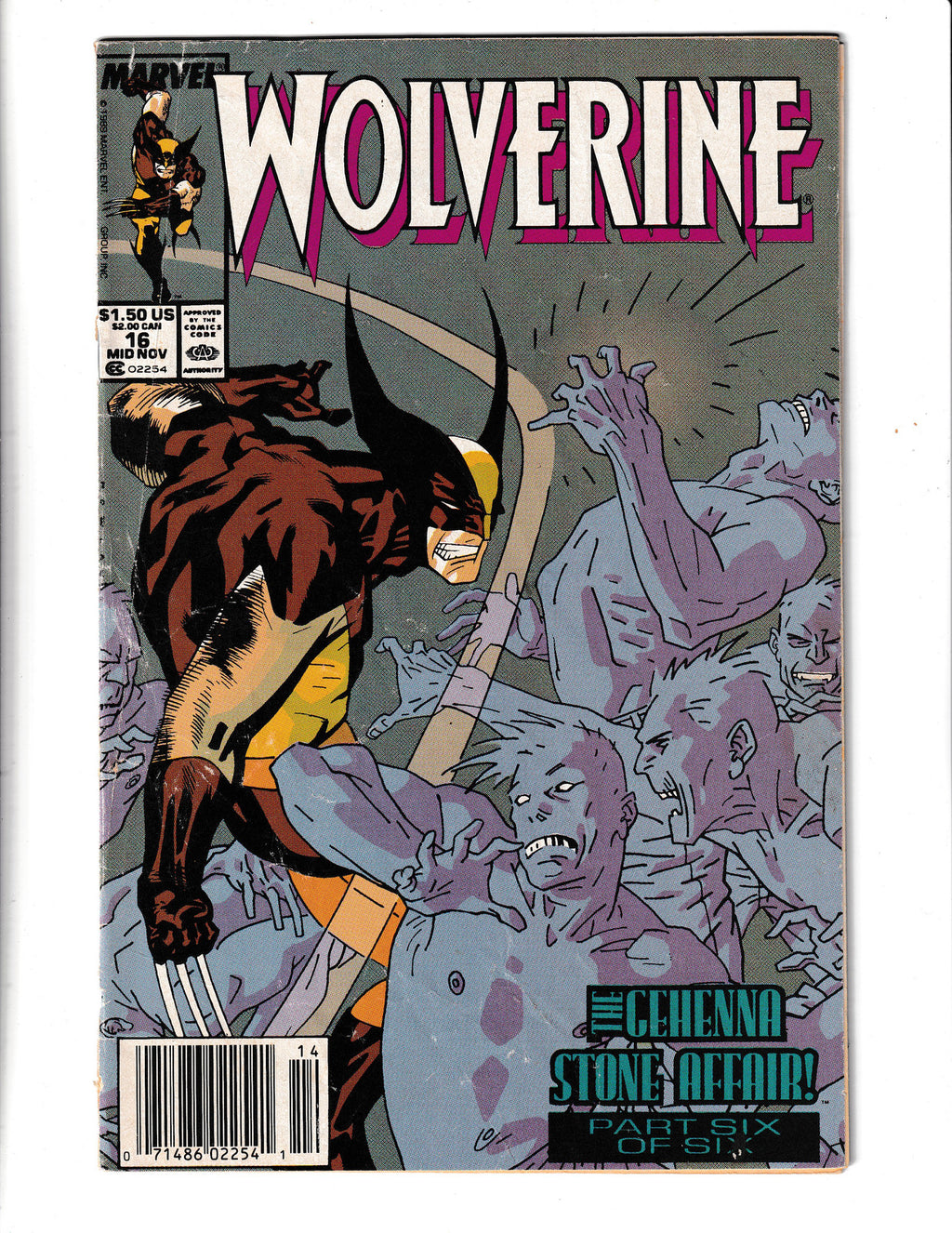 Wolverine #16 (1989) Marvel Comics SKU:2023