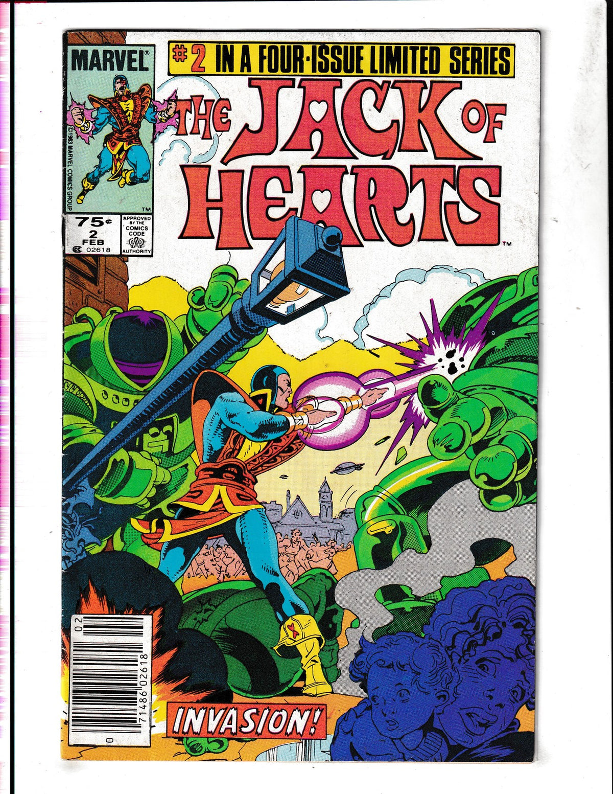 Jack of Hearts #2 (1984) Canadian Variant Marvel Comics