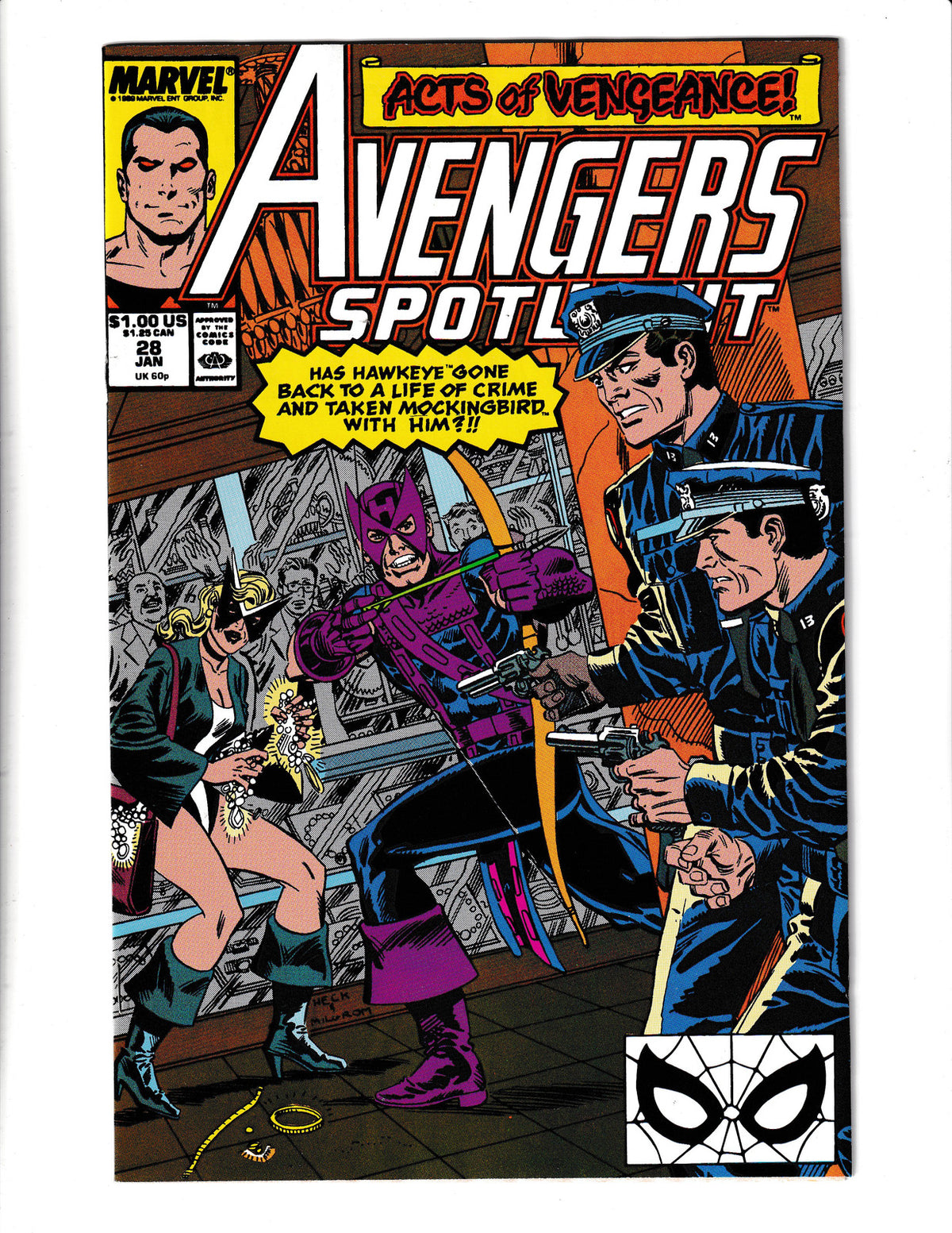 Avengers Spotlight #28 (1990) Marvel Comics