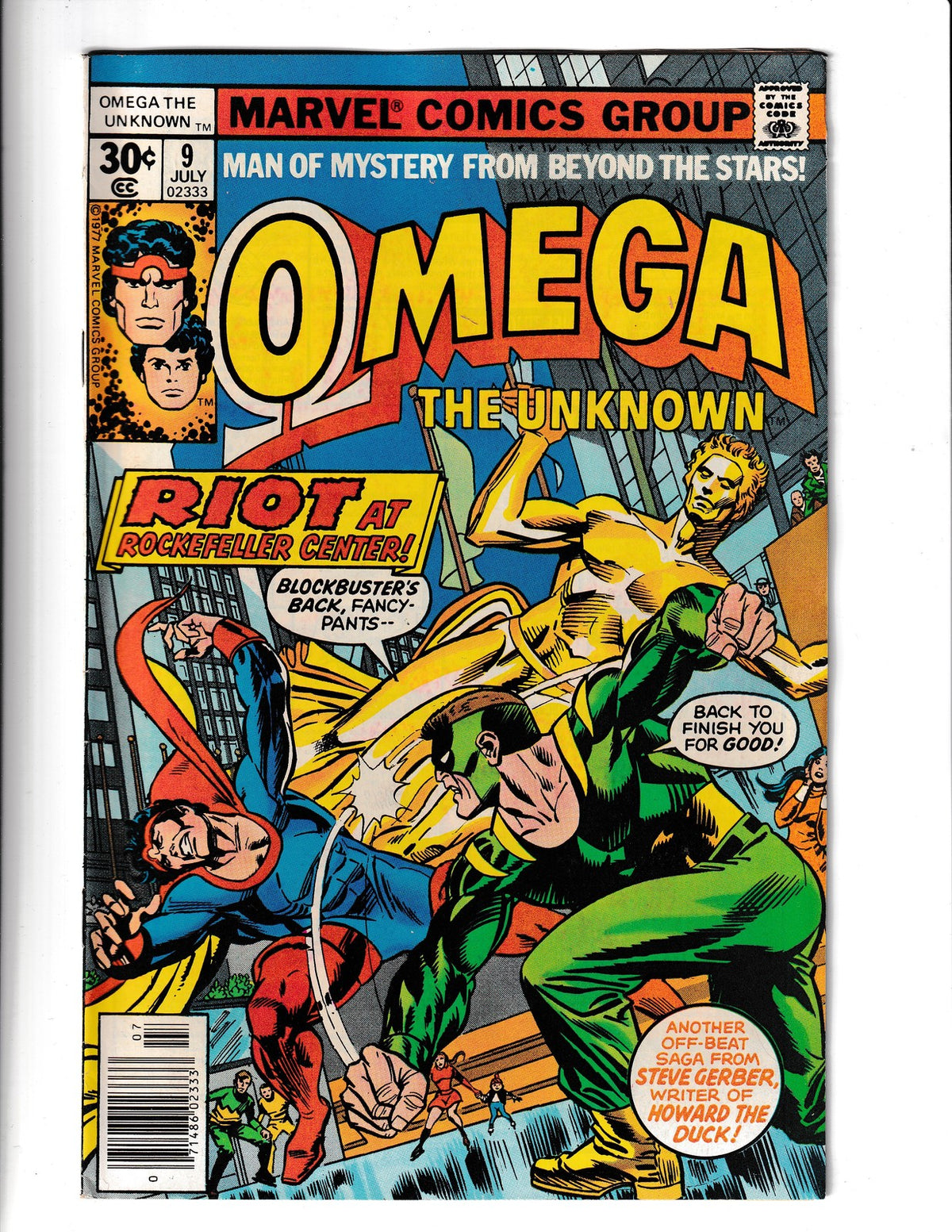 Omega The Unknown #9 (1977) Marvel Comics
